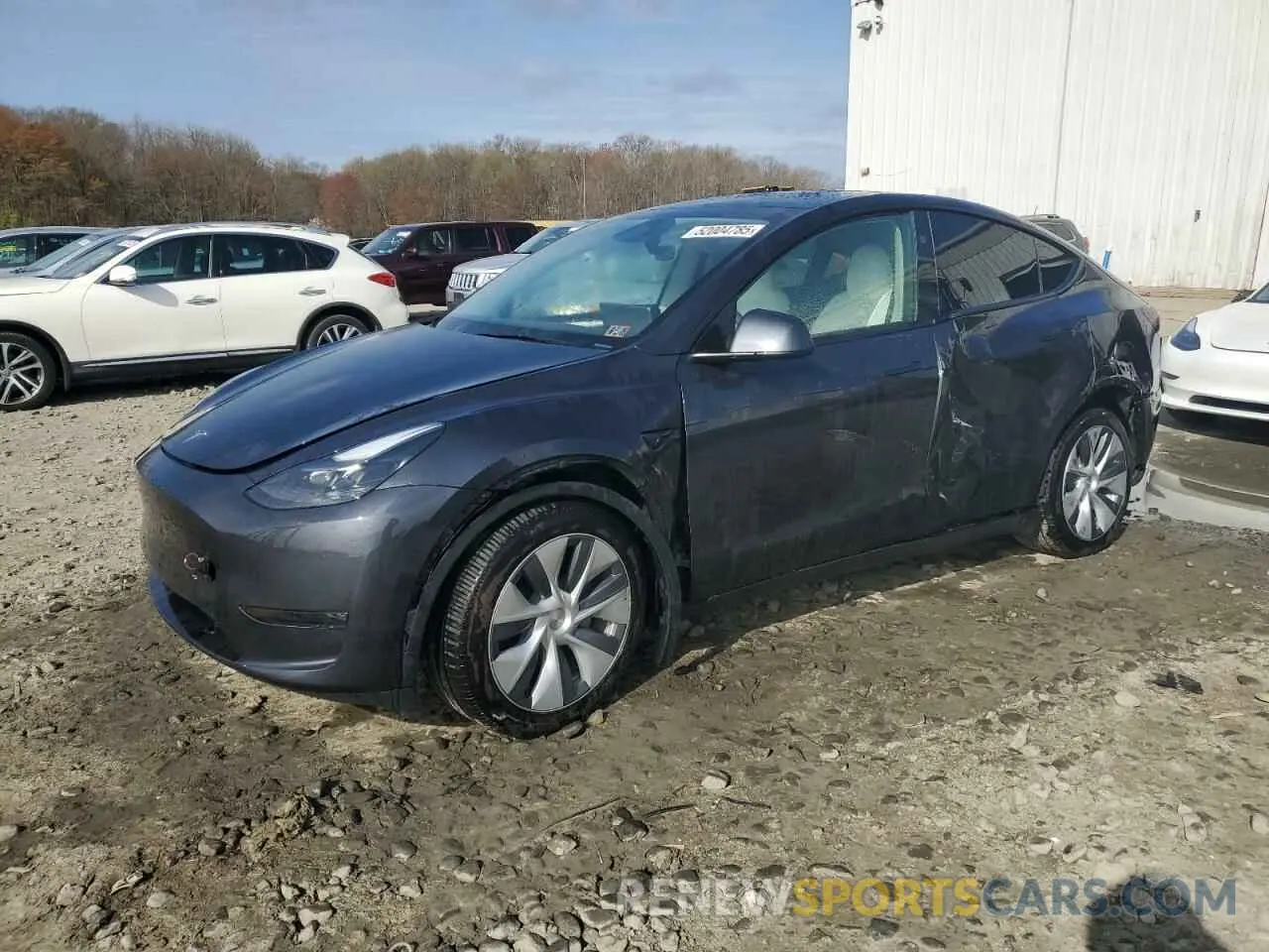 1 Photograph of a damaged car 7SAYGDEEXRA279594 TESLA MODEL Y 2024