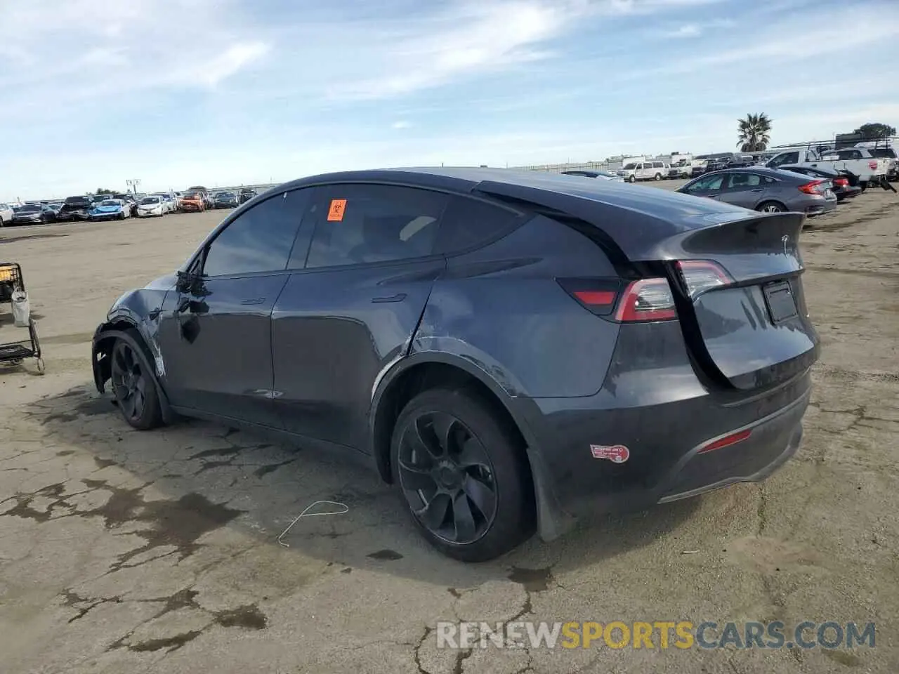 2 Фотография поврежденного автомобиля 7SAYGDEEXRF014130 TESLA MODEL Y 2024