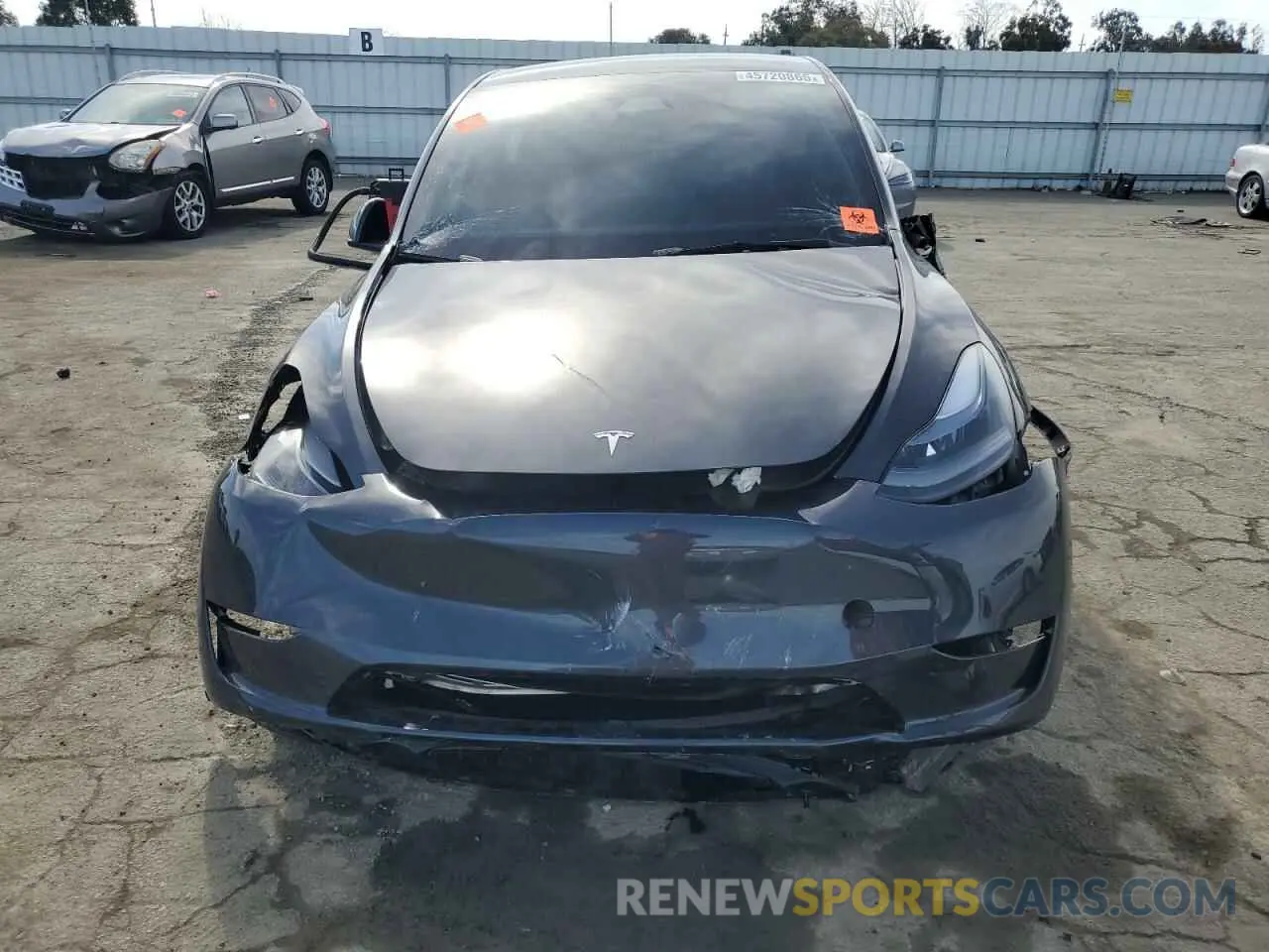 5 Фотография поврежденного автомобиля 7SAYGDEEXRF014130 TESLA MODEL Y 2024