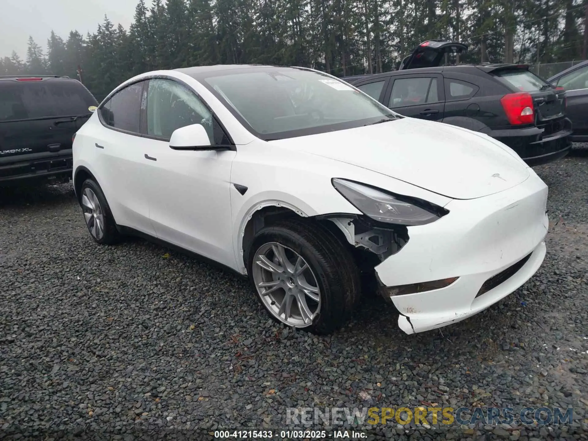 1 Photograph of a damaged car 7SAYGDEEXRF078877 TESLA MODEL Y 2024