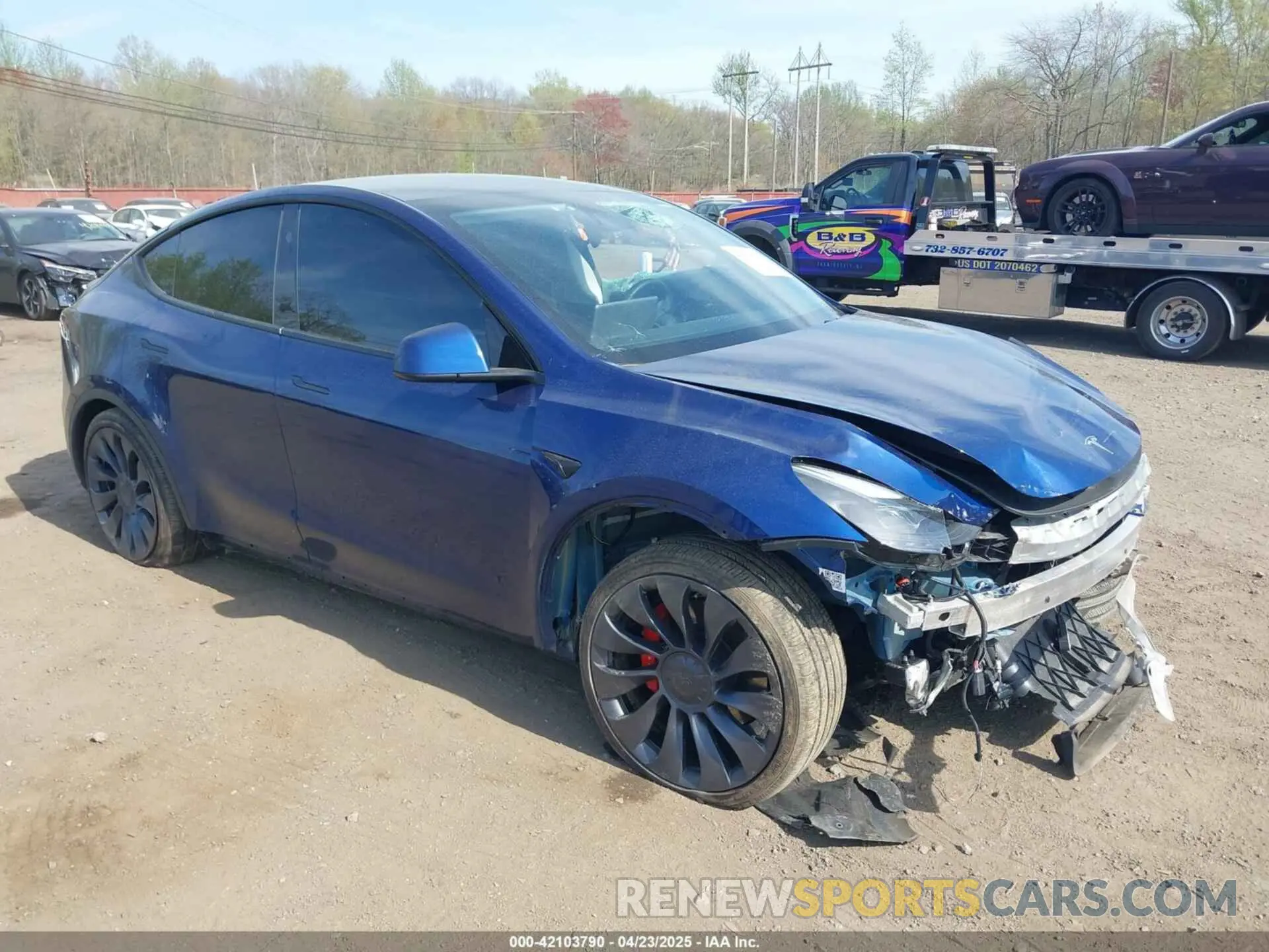 19 Фотография поврежденного автомобиля 7SAYGDEF0RA267754 TESLA MODEL Y 2024