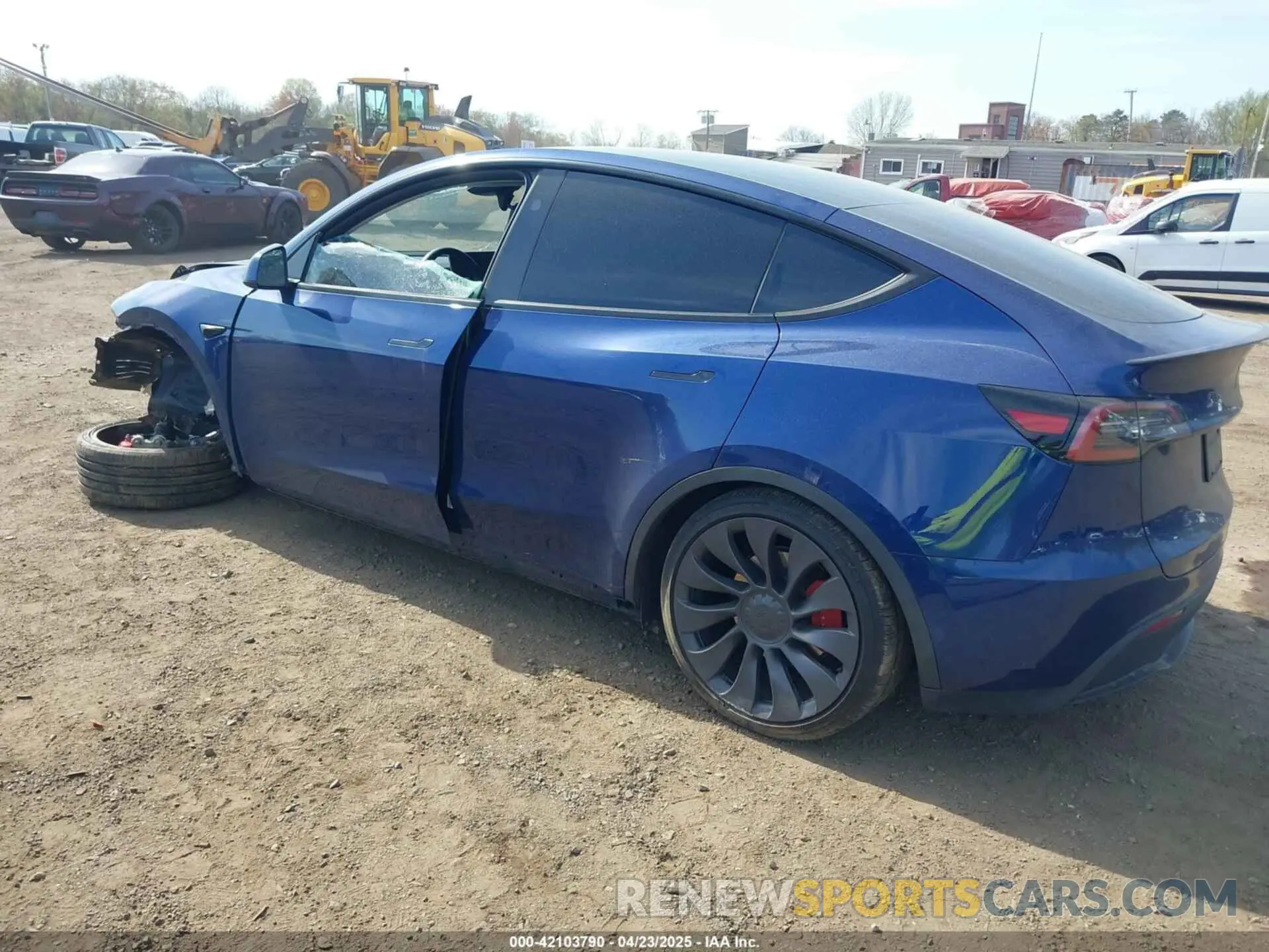 3 Фотография поврежденного автомобиля 7SAYGDEF0RA267754 TESLA MODEL Y 2024