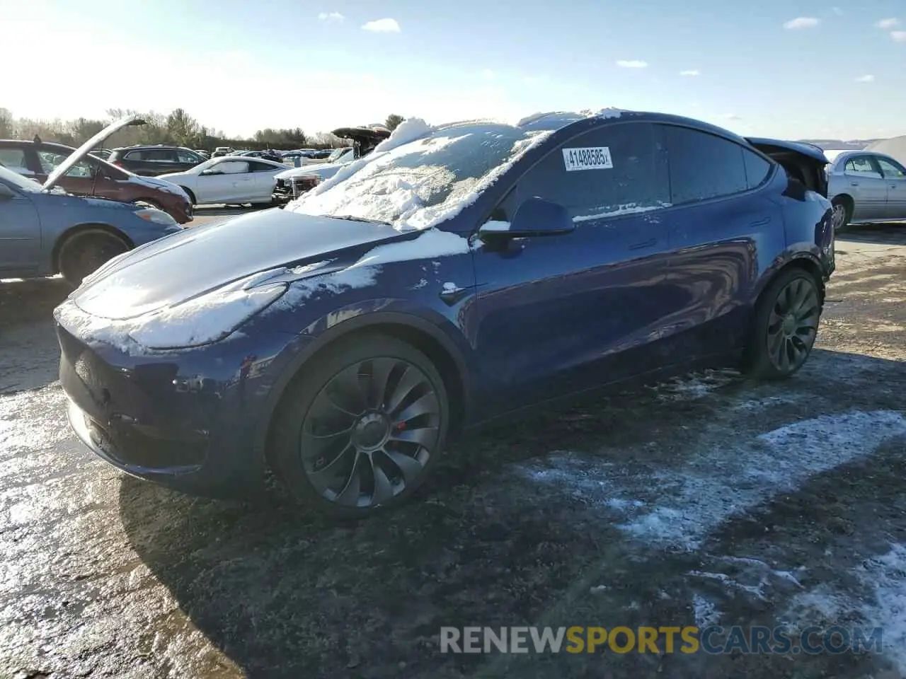 1 Photograph of a damaged car 7SAYGDEF0RA312711 TESLA MODEL Y 2024