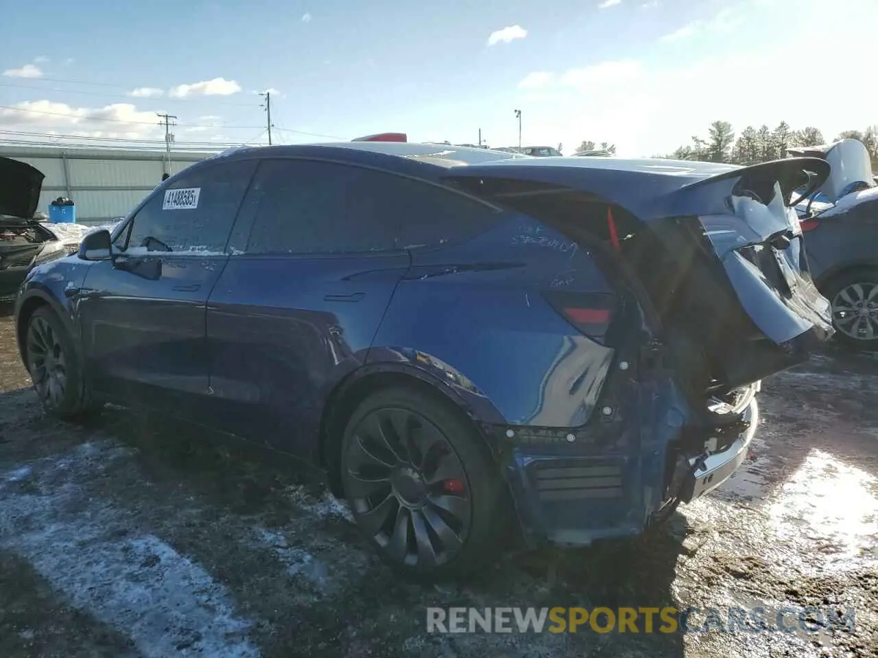2 Photograph of a damaged car 7SAYGDEF0RA312711 TESLA MODEL Y 2024