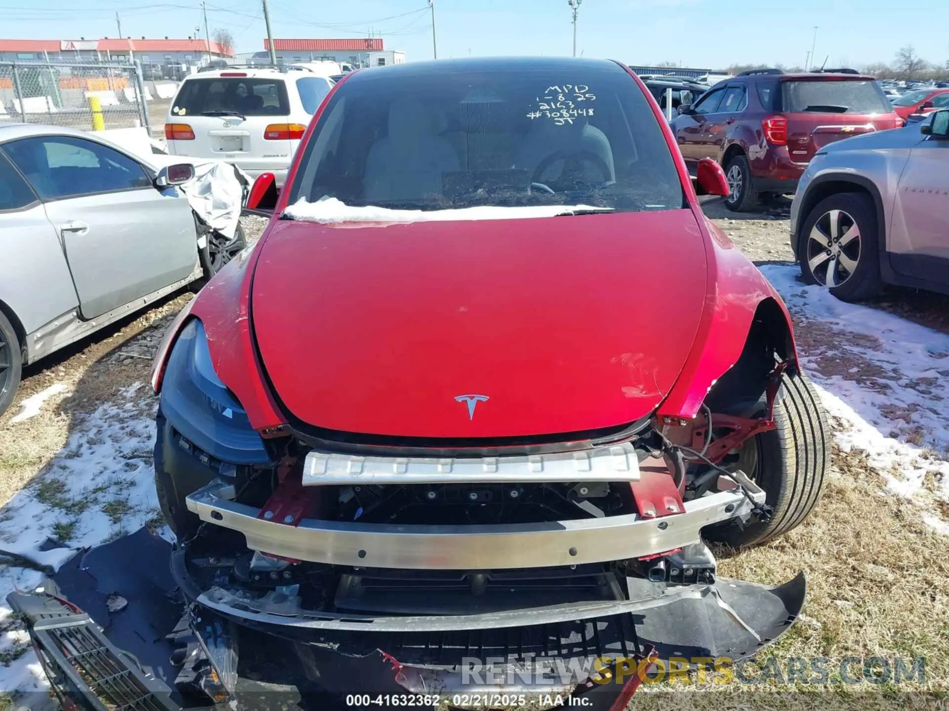 11 Фотография поврежденного автомобиля 7SAYGDEF1RA322163 TESLA MODEL Y 2024