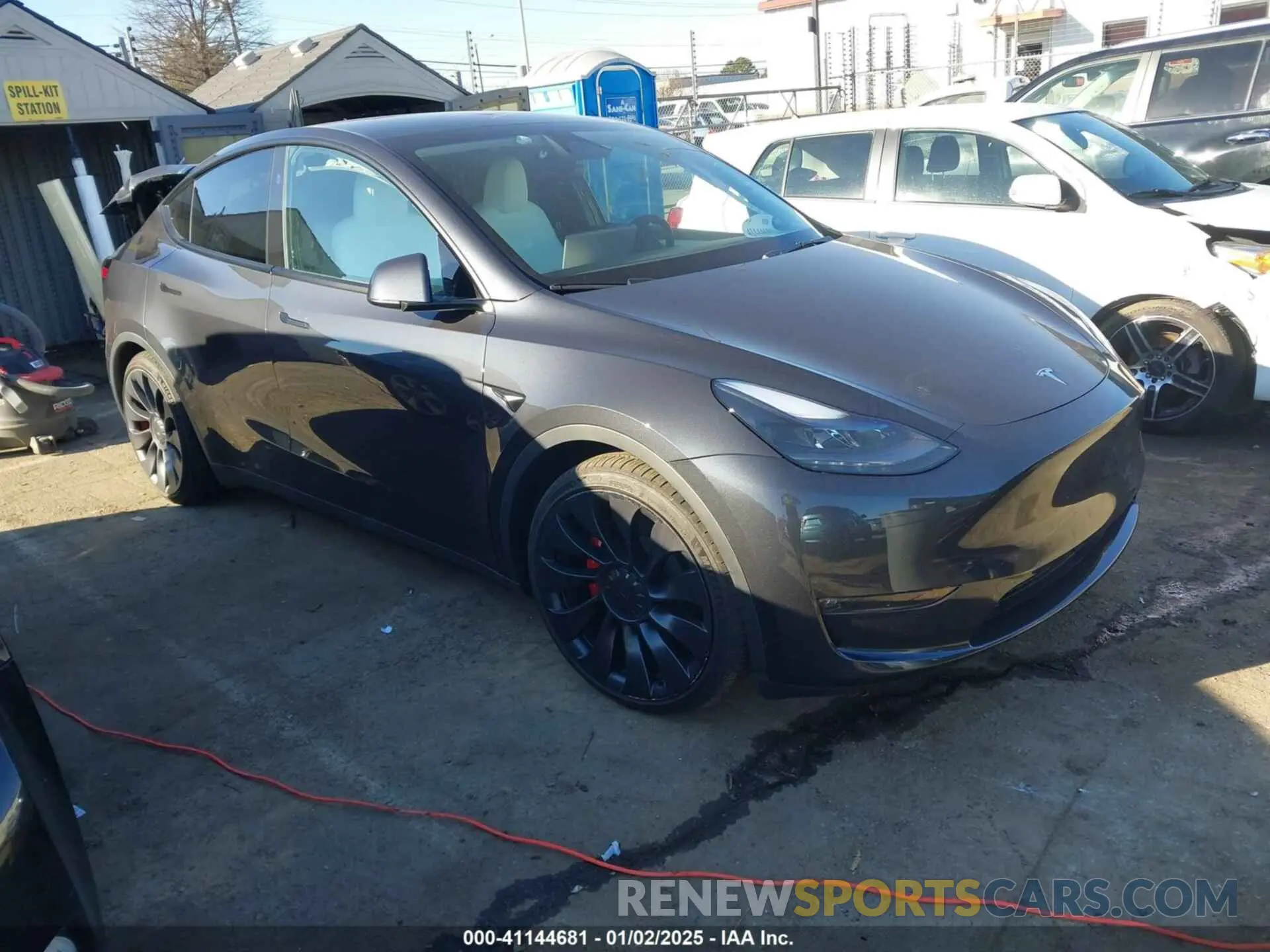 1 Photograph of a damaged car 7SAYGDEF1RF040821 TESLA MODEL Y 2024