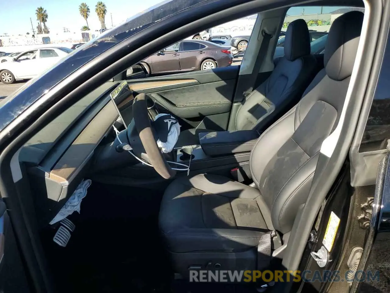7 Photograph of a damaged car 7SAYGDEF1RF163776 TESLA MODEL Y 2024
