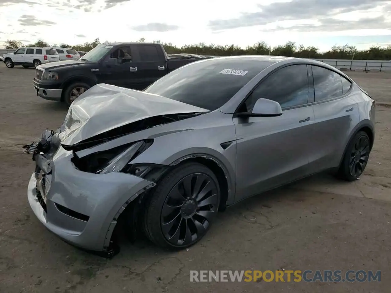 1 Фотография поврежденного автомобиля 7SAYGDEF2RA292106 TESLA MODEL Y 2024