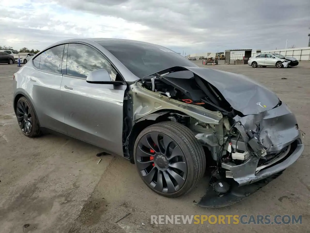 4 Фотография поврежденного автомобиля 7SAYGDEF2RA292106 TESLA MODEL Y 2024
