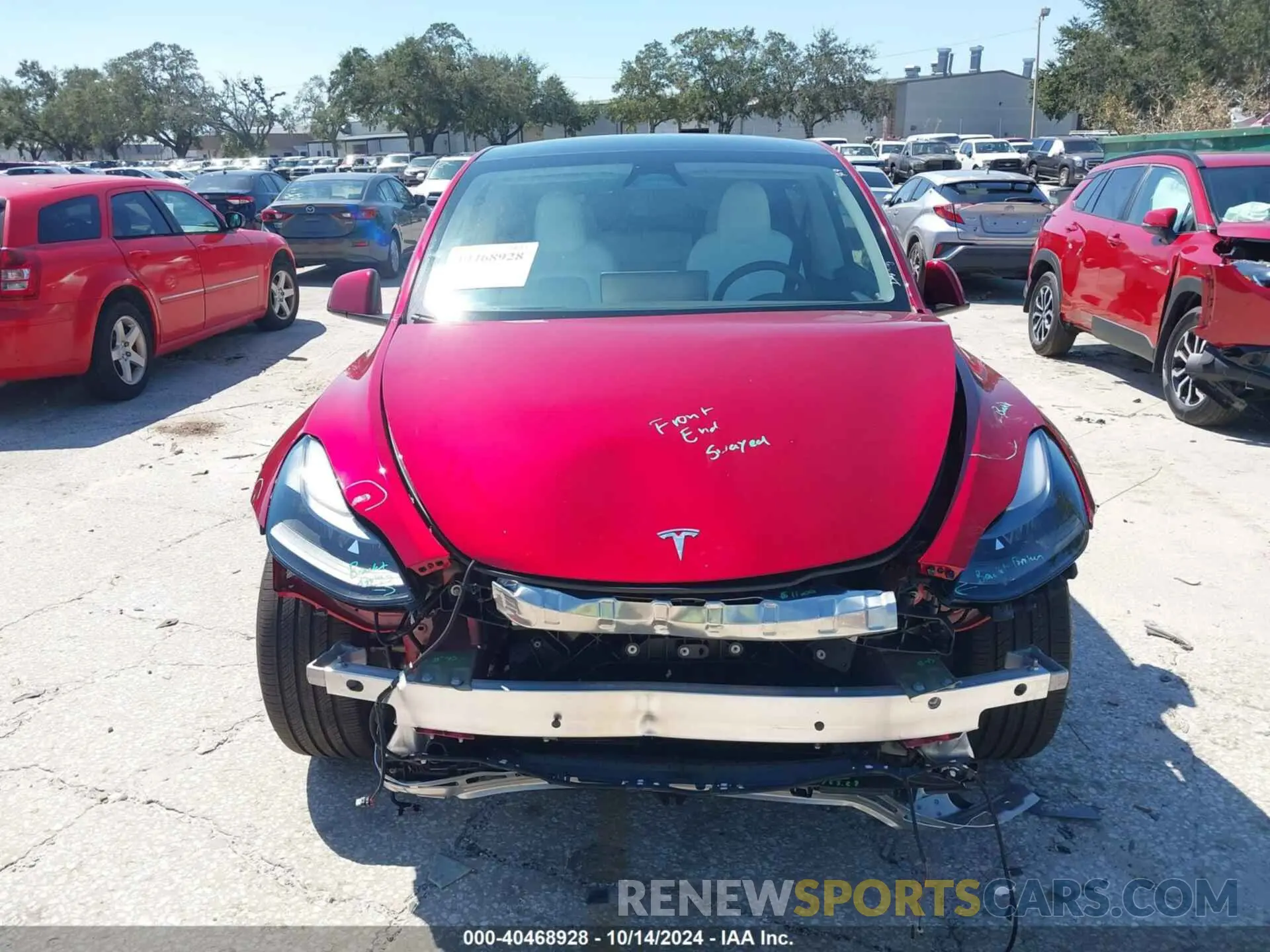 12 Photograph of a damaged car 7SAYGDEF2RF063914 TESLA MODEL Y 2024