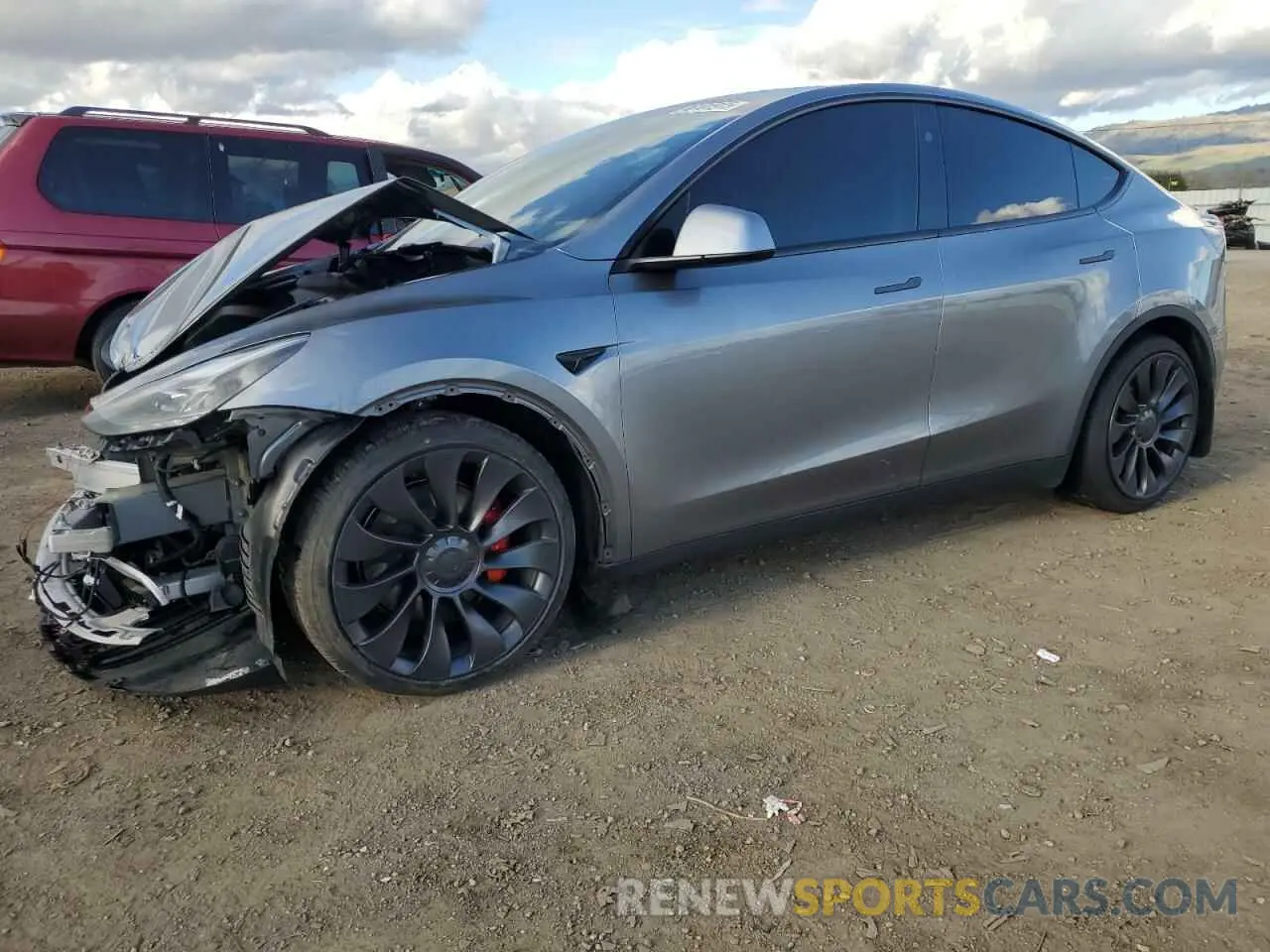 1 Фотография поврежденного автомобиля 7SAYGDEF2RF113873 TESLA MODEL Y 2024