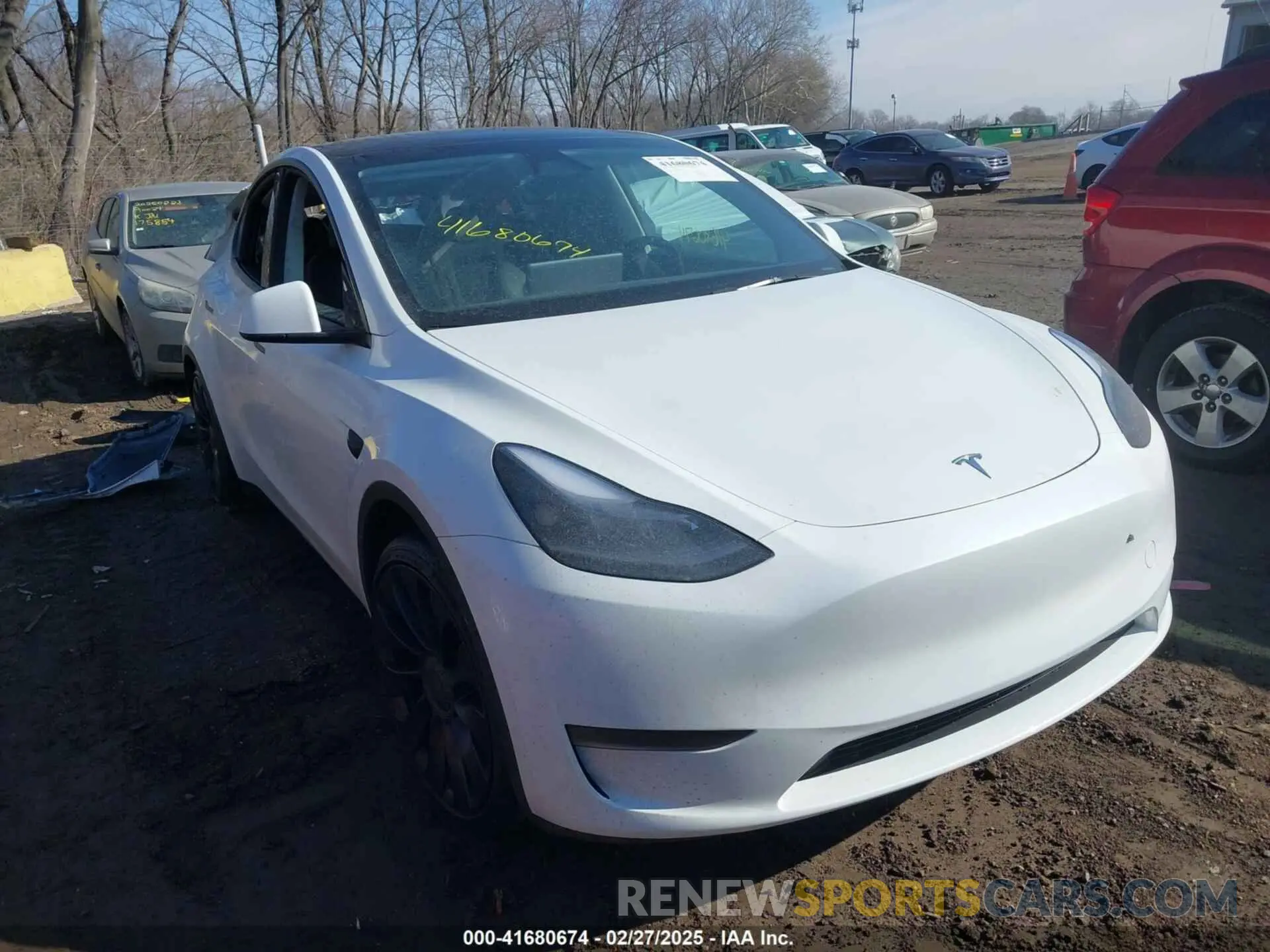 1 Фотография поврежденного автомобиля 7SAYGDEF3RA281969 TESLA MODEL Y 2024