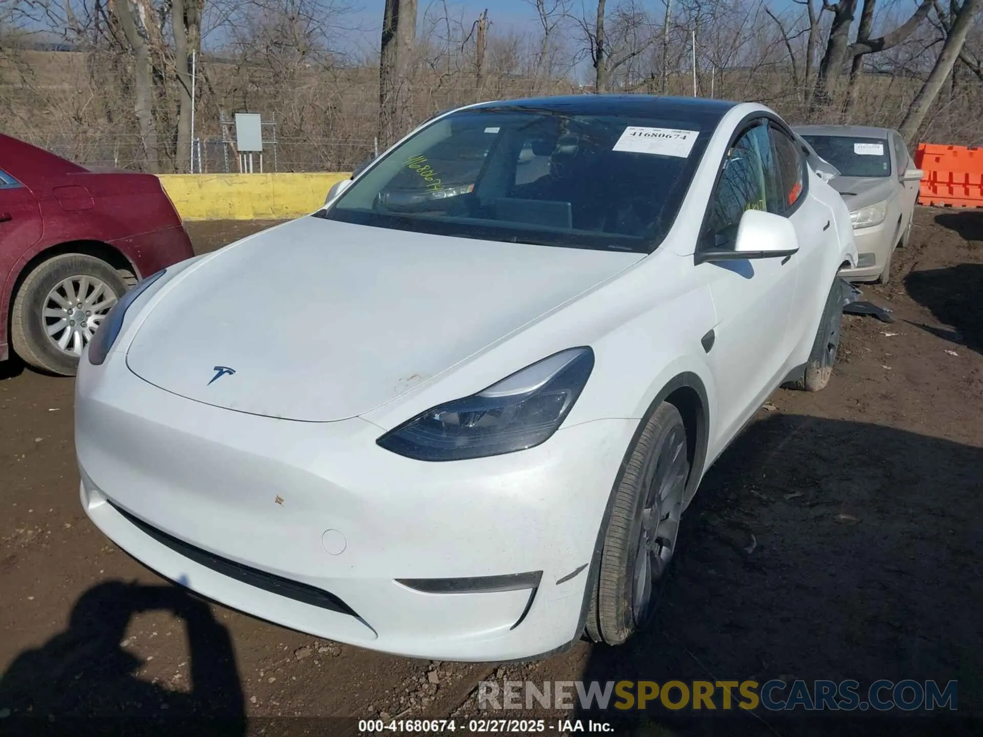 2 Фотография поврежденного автомобиля 7SAYGDEF3RA281969 TESLA MODEL Y 2024