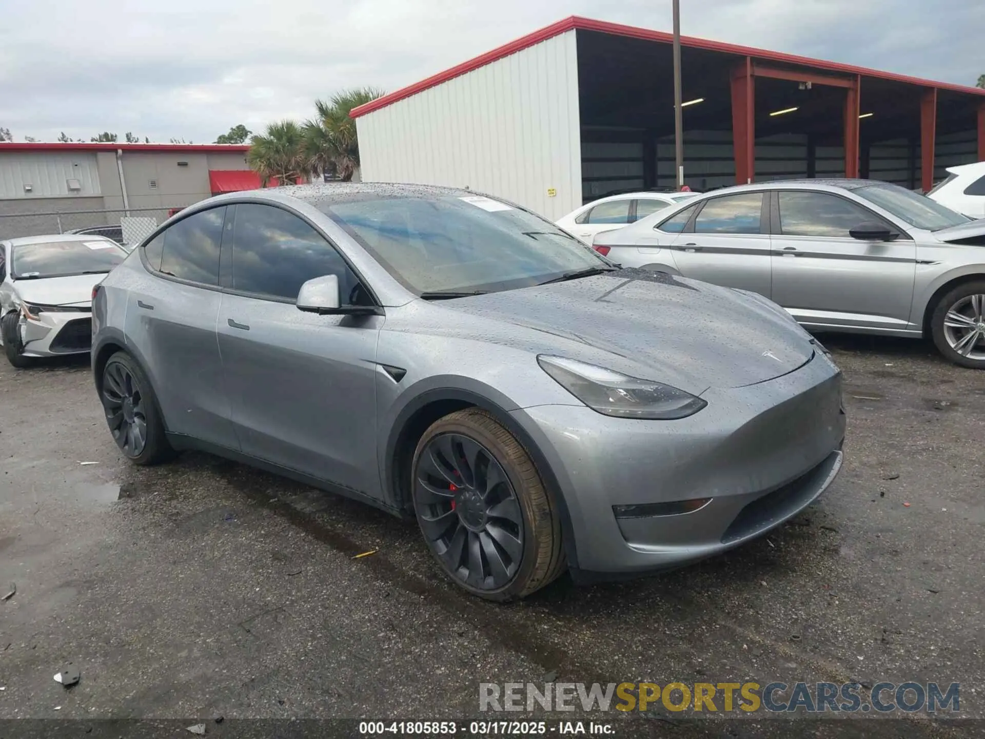 1 Photograph of a damaged car 7SAYGDEF3RA307468 TESLA MODEL Y 2024