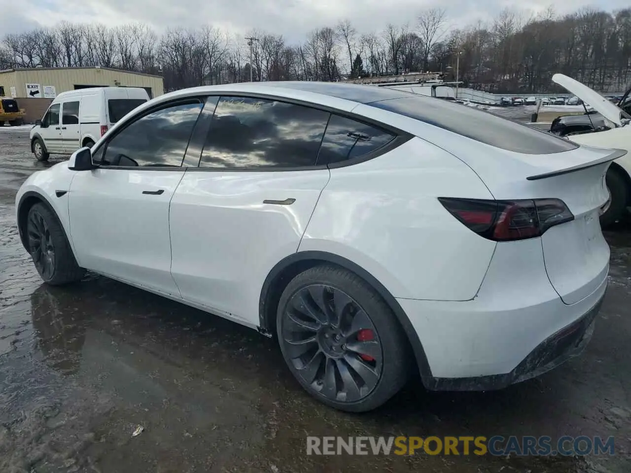 2 Photograph of a damaged car 7SAYGDEF4RA265649 TESLA MODEL Y 2024