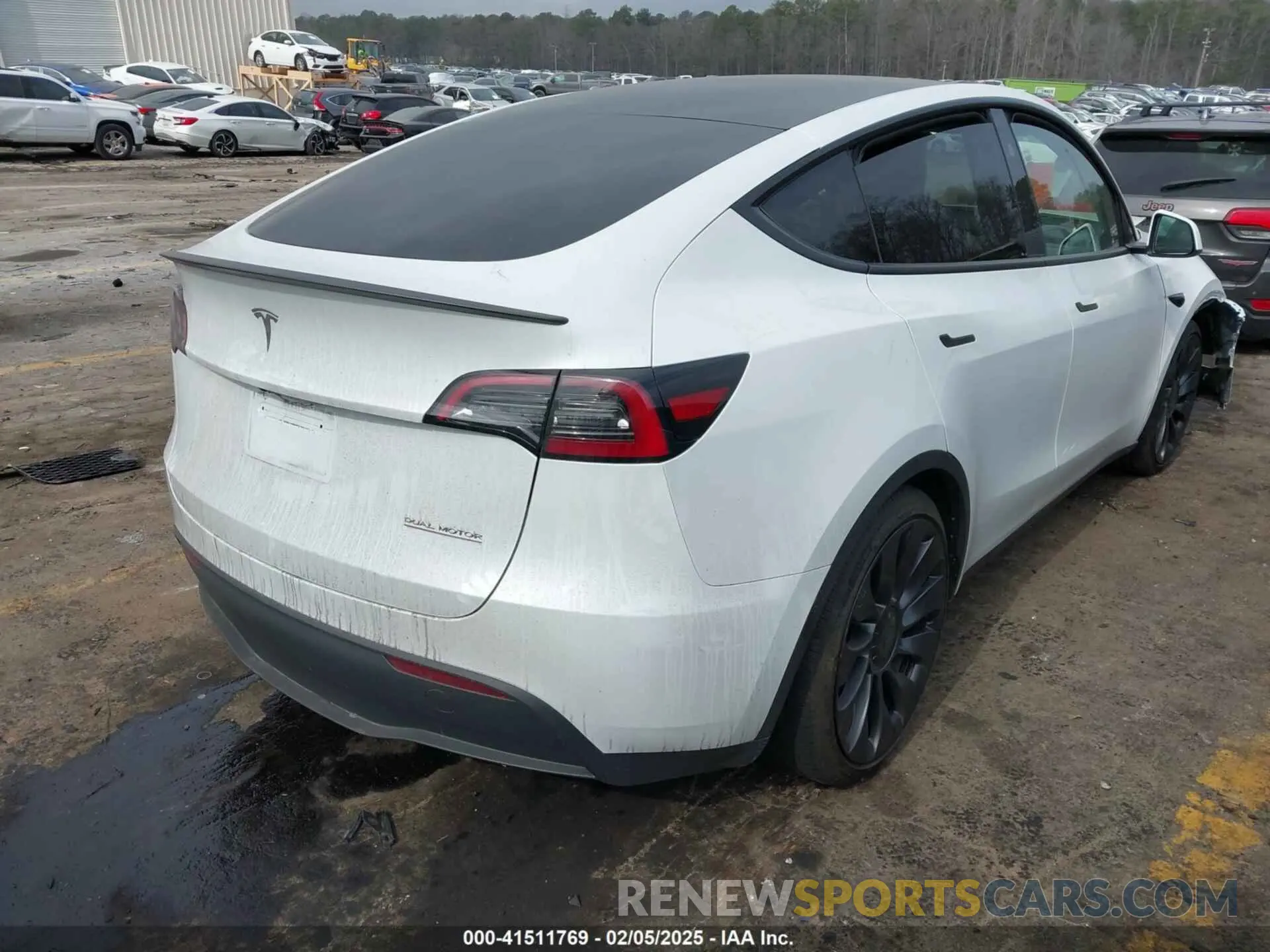 4 Фотография поврежденного автомобиля 7SAYGDEF4RA278532 TESLA MODEL Y 2024