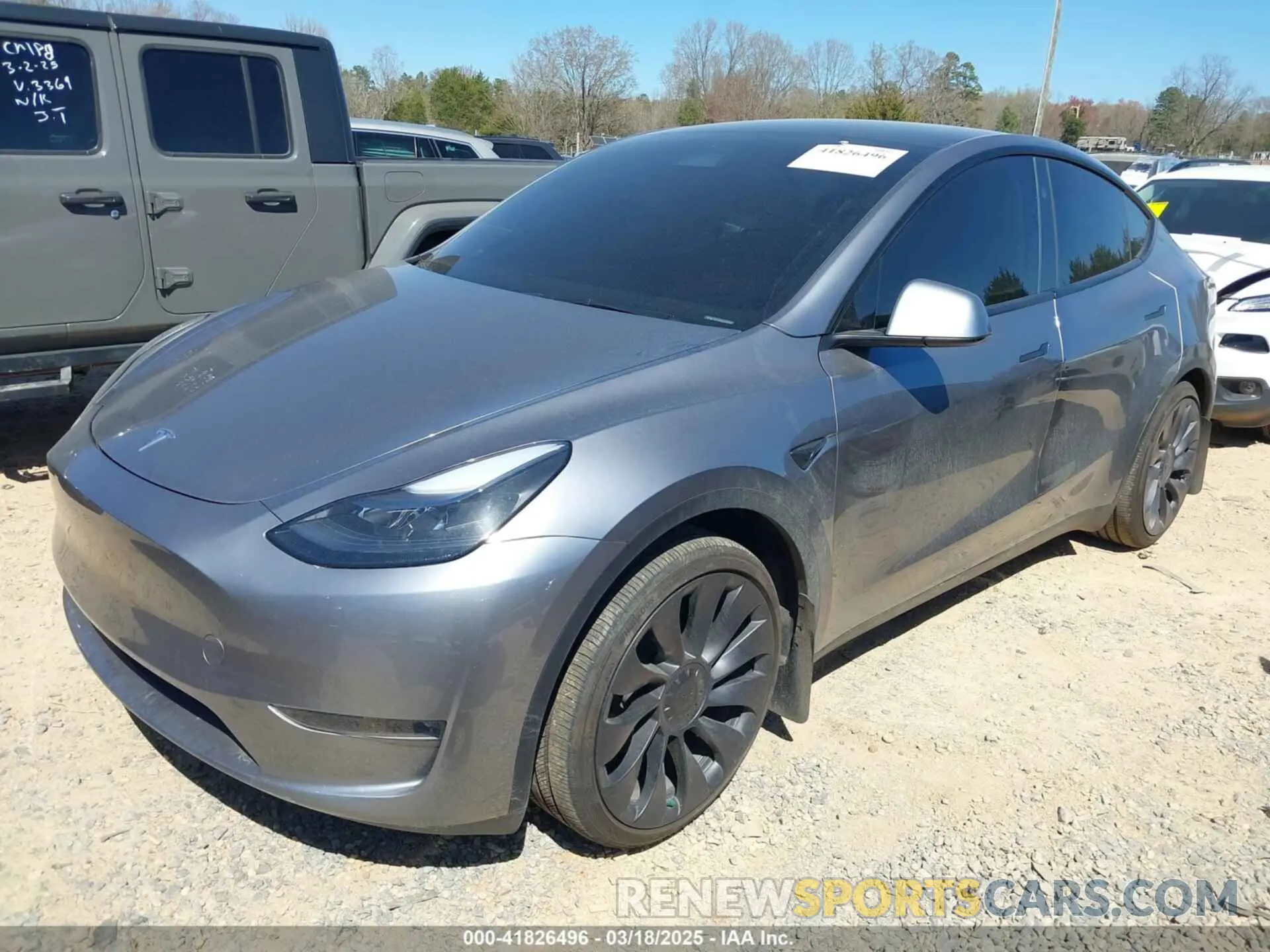 2 Photograph of a damaged car 7SAYGDEF4RA310248 TESLA MODEL Y 2024