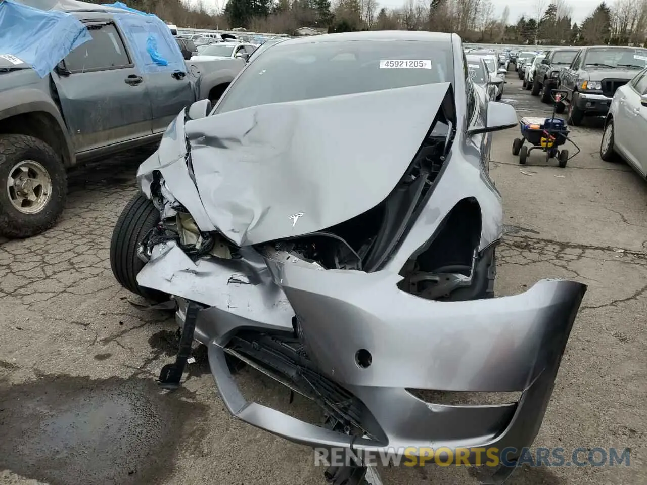 5 Фотография поврежденного автомобиля 7SAYGDEF4RF152108 TESLA MODEL Y 2024