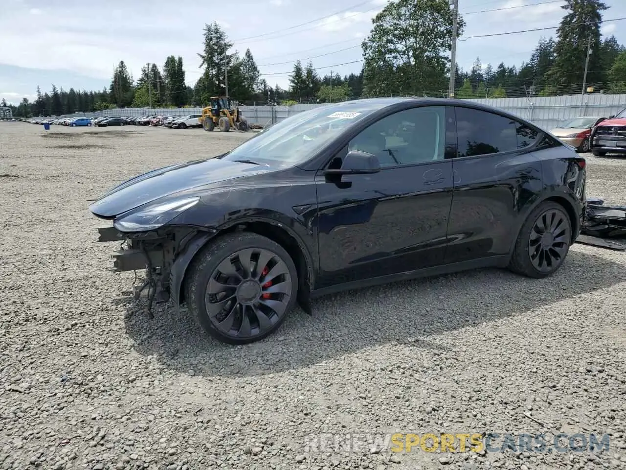 1 Фотография поврежденного автомобиля 7SAYGDEF5RF064183 TESLA MODEL Y 2024