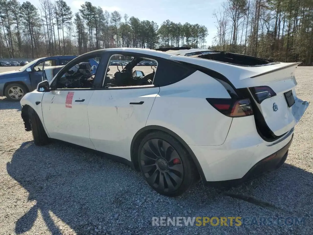 2 Фотография поврежденного автомобиля 7SAYGDEF5RF183755 TESLA MODEL Y 2024