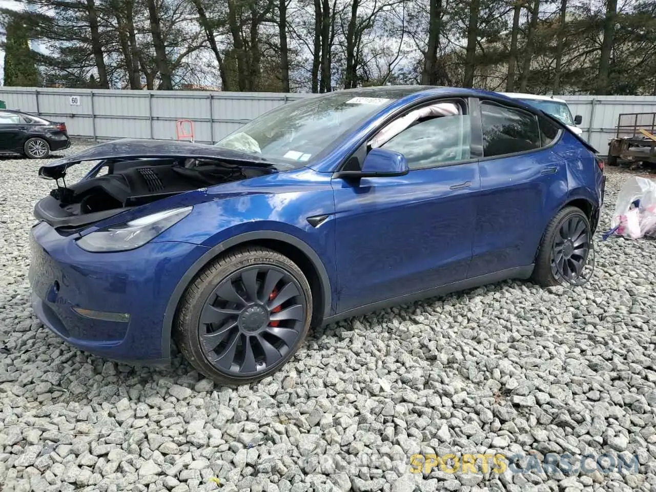 1 Photograph of a damaged car 7SAYGDEF6RA268195 TESLA MODEL Y 2024
