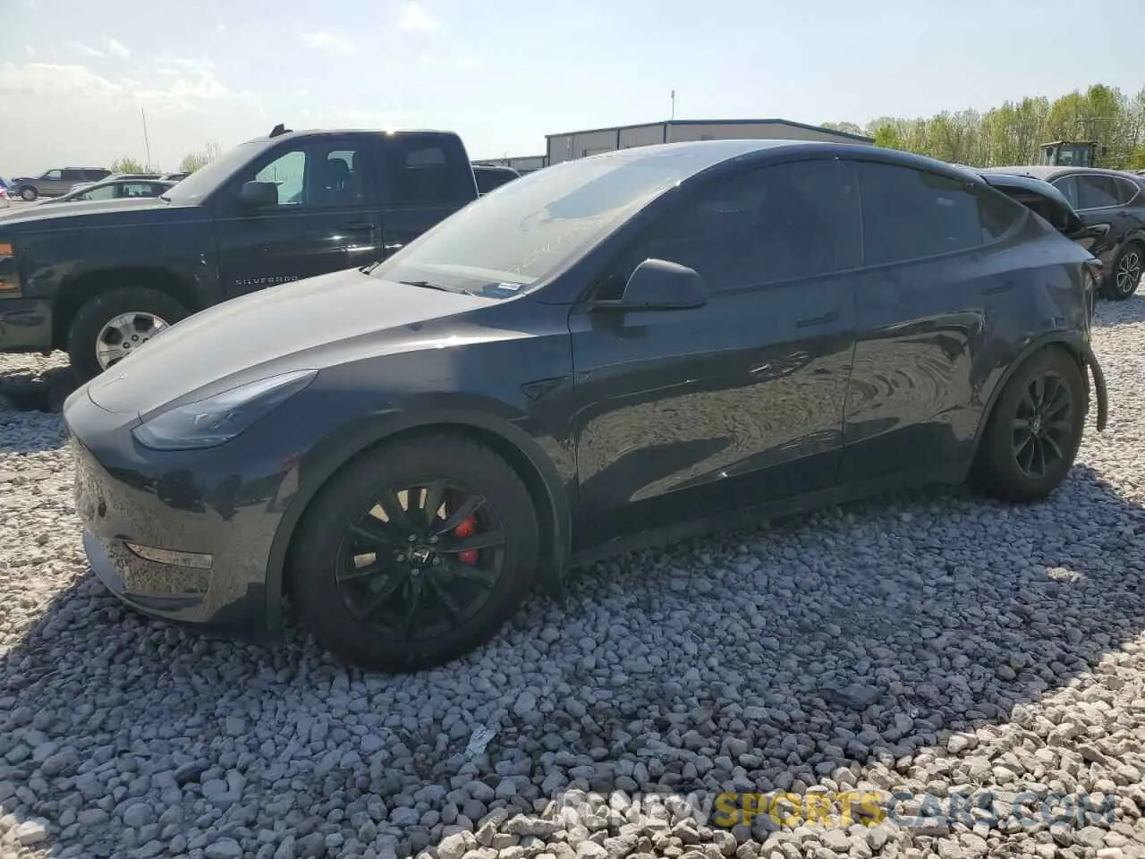 1 Photograph of a damaged car 7SAYGDEF6RF156631 TESLA MODEL Y 2024