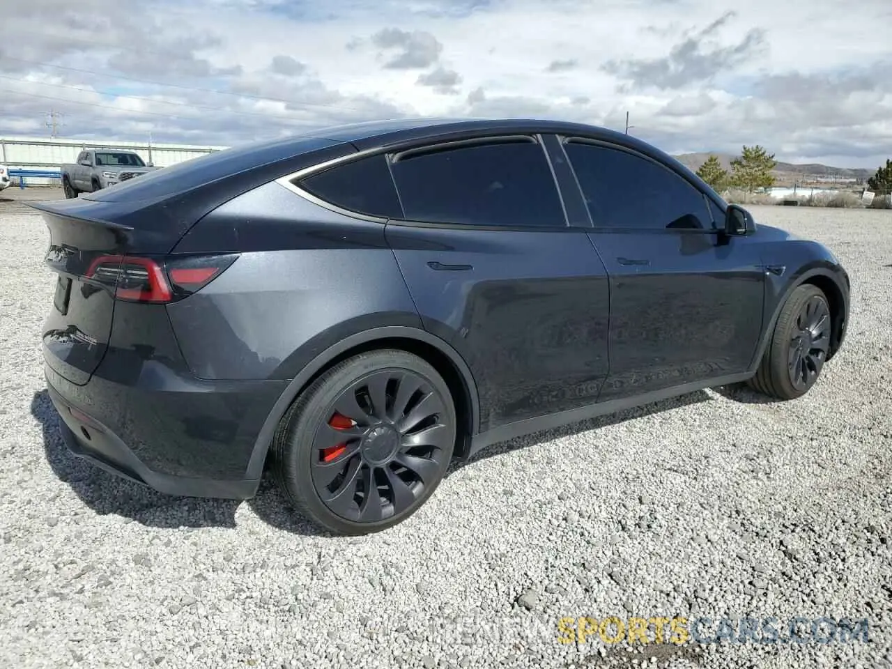 3 Photograph of a damaged car 7SAYGDEF6RF166365 TESLA MODEL Y 2024