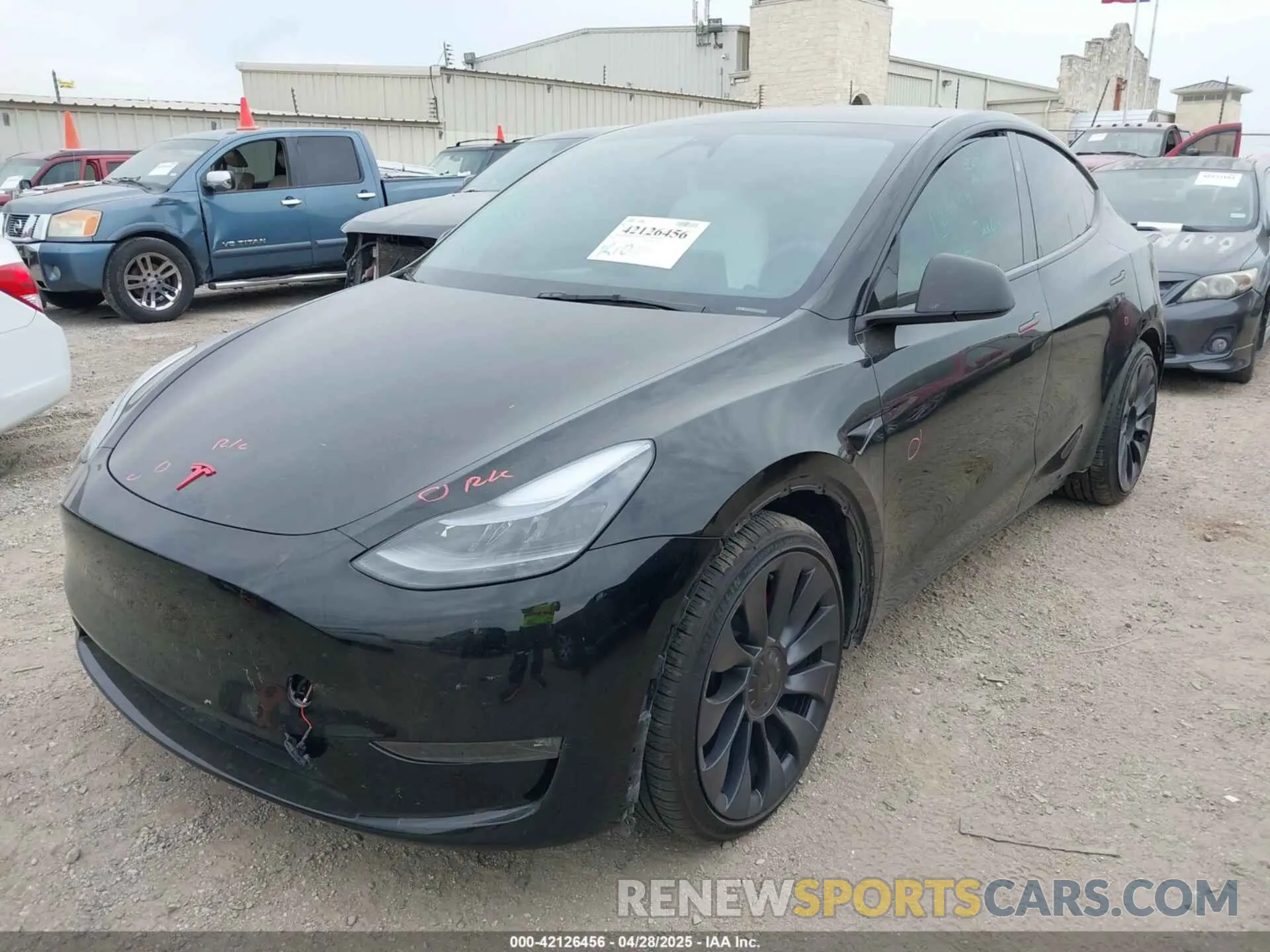2 Фотография поврежденного автомобиля 7SAYGDEF7RA267752 TESLA MODEL Y 2024