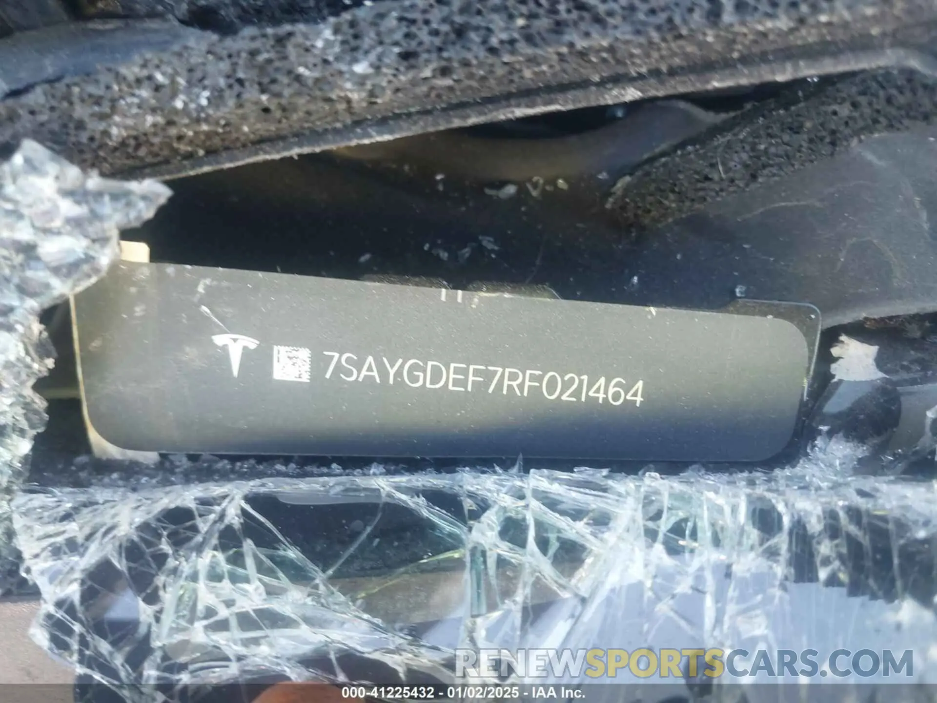 9 Фотография поврежденного автомобиля 7SAYGDEF7RF021464 TESLA MODEL Y 2024