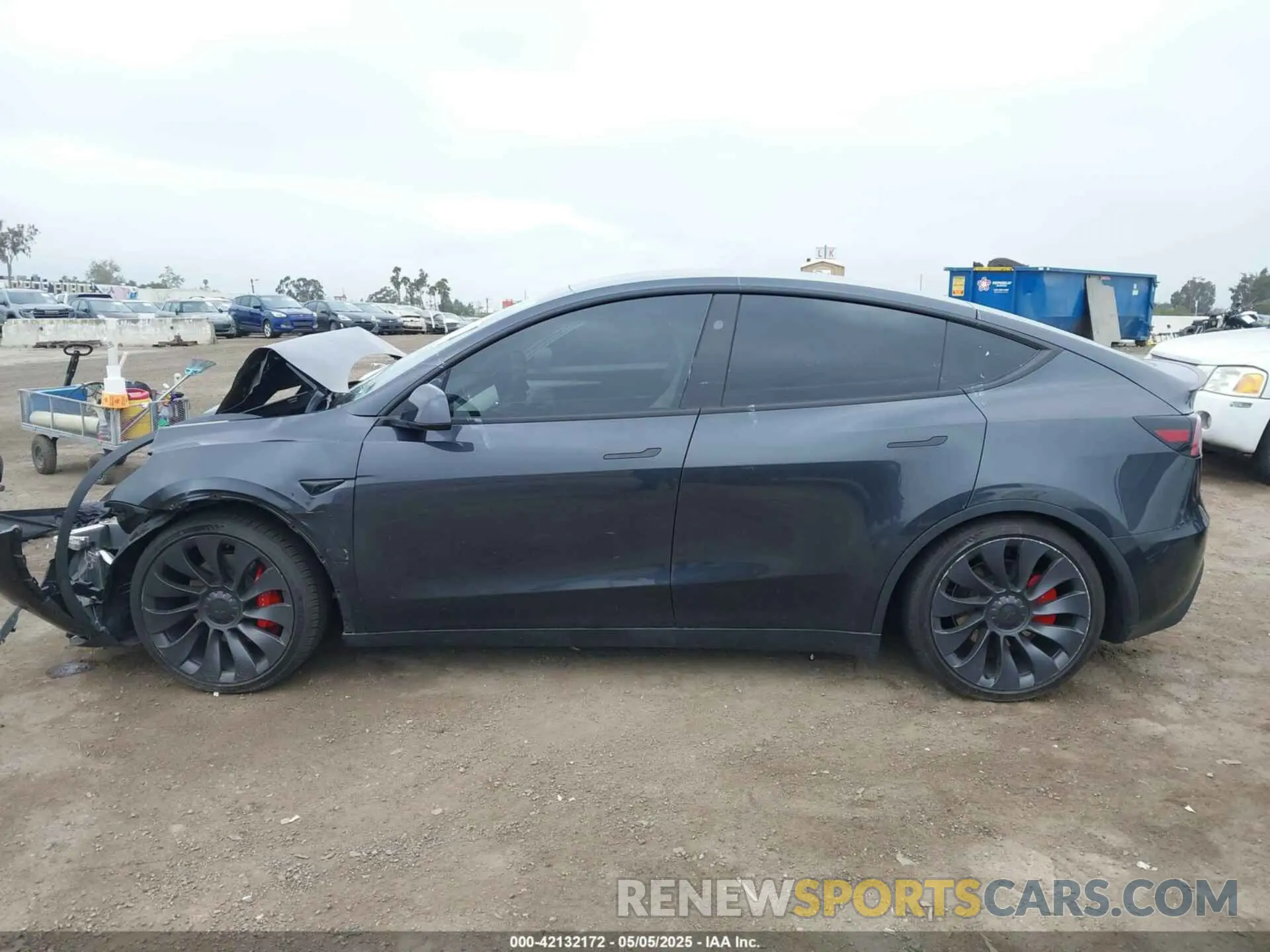 14 Фотография поврежденного автомобиля 7SAYGDEF7RF053265 TESLA MODEL Y 2024