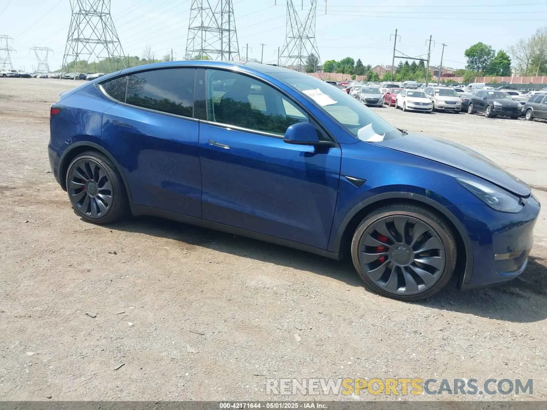 1 Фотография поврежденного автомобиля 7SAYGDEF8RA269459 TESLA MODEL Y 2024