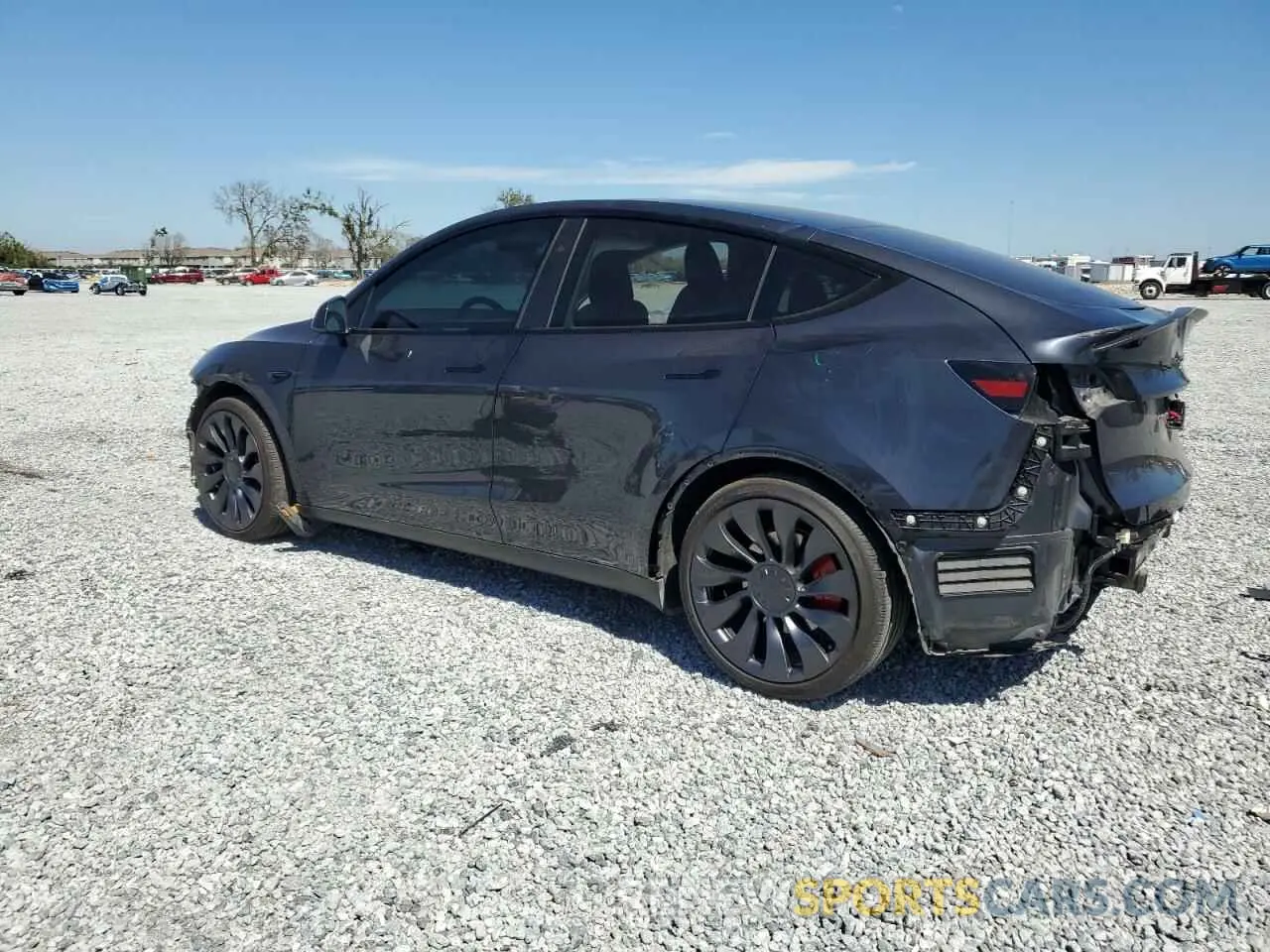 2 Photograph of a damaged car 7SAYGDEFXRA271486 TESLA MODEL Y 2024