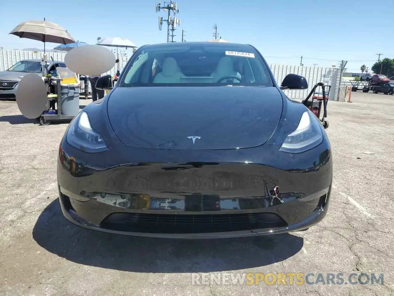 5 Фотография поврежденного автомобиля 7SAYGDEFXRF128976 TESLA MODEL Y 2024