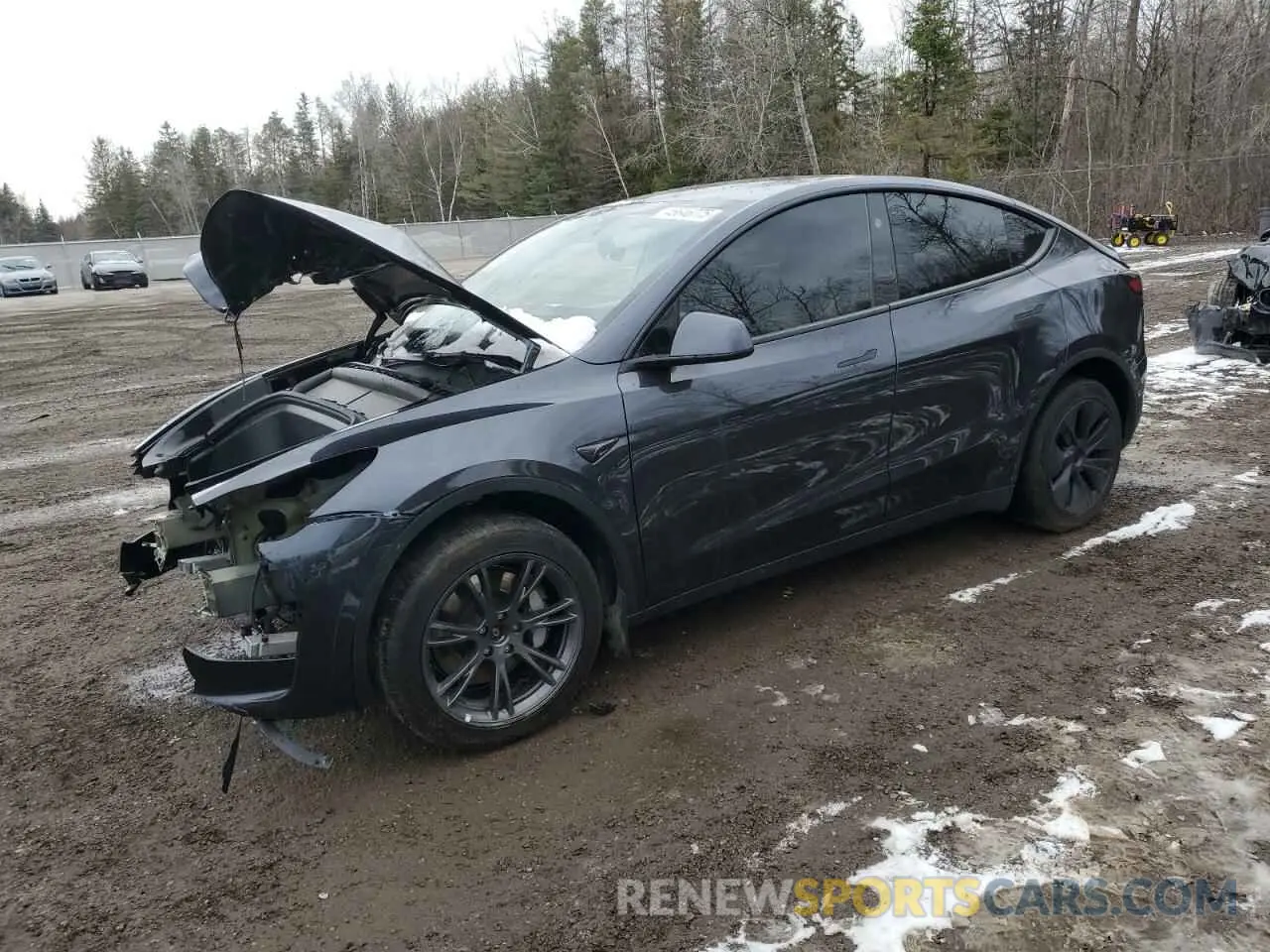 1 Фотография поврежденного автомобиля LRWYGDEE9RC639688 TESLA MODEL Y 2024