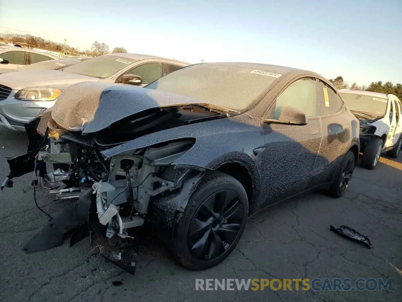 1 Photograph of a damaged car 7SAYGAEE1SF218433 TESLA MODEL Y 2025