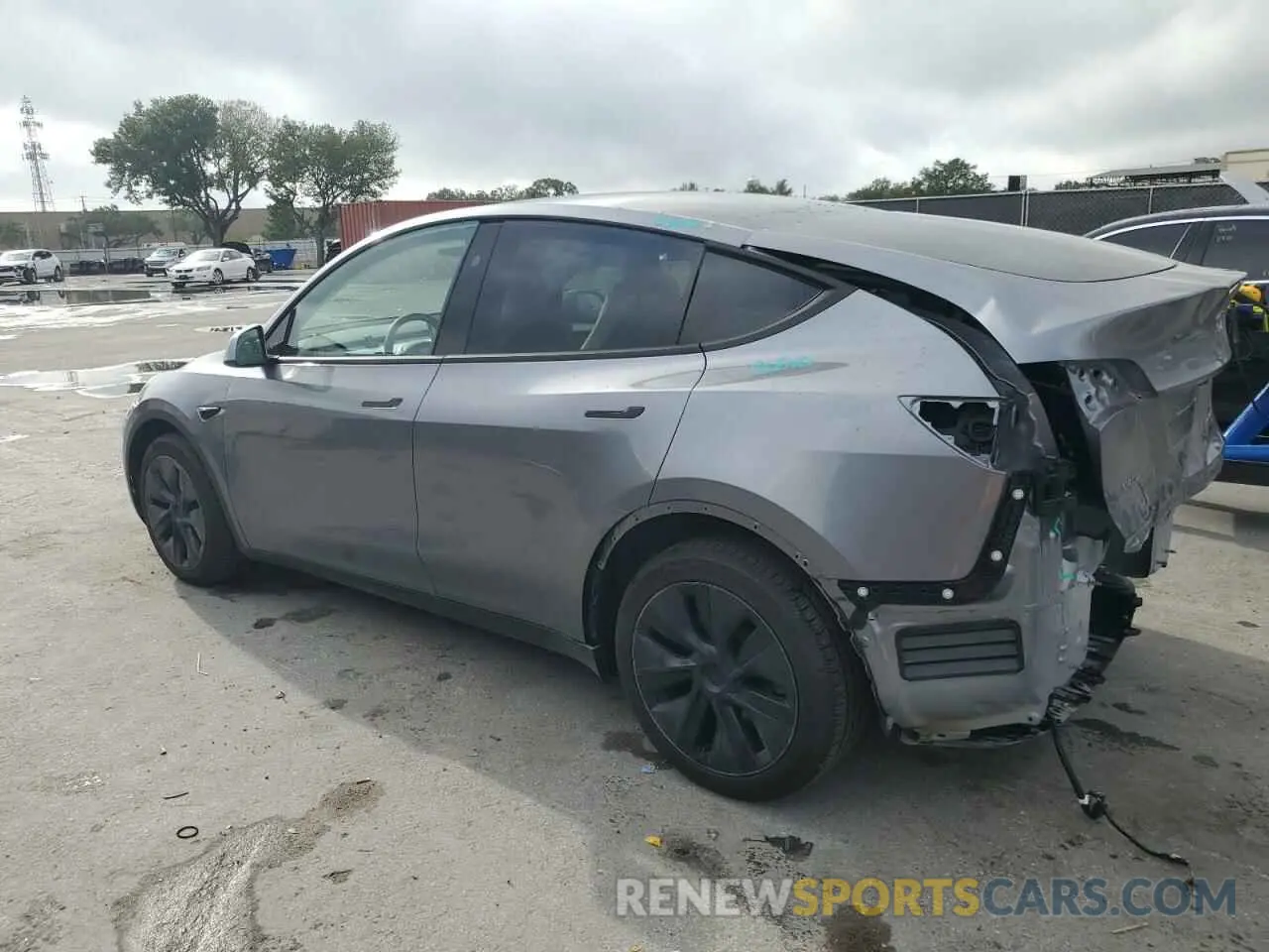 2 Фотография поврежденного автомобиля 7SAYGAEE1SF219078 TESLA MODEL Y 2025