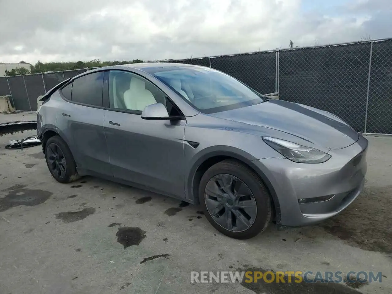 4 Фотография поврежденного автомобиля 7SAYGAEE1SF219078 TESLA MODEL Y 2025