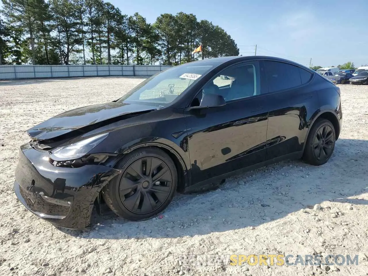 1 Photograph of a damaged car 7SAYGAEE1SF307936 TESLA MODEL Y 2025