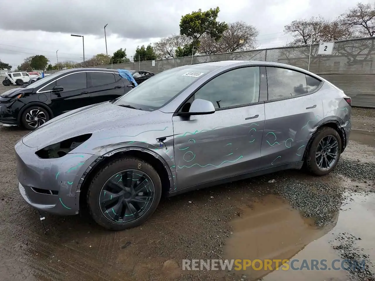 1 Фотография поврежденного автомобиля 7SAYGAEE3SF289603 TESLA MODEL Y 2025
