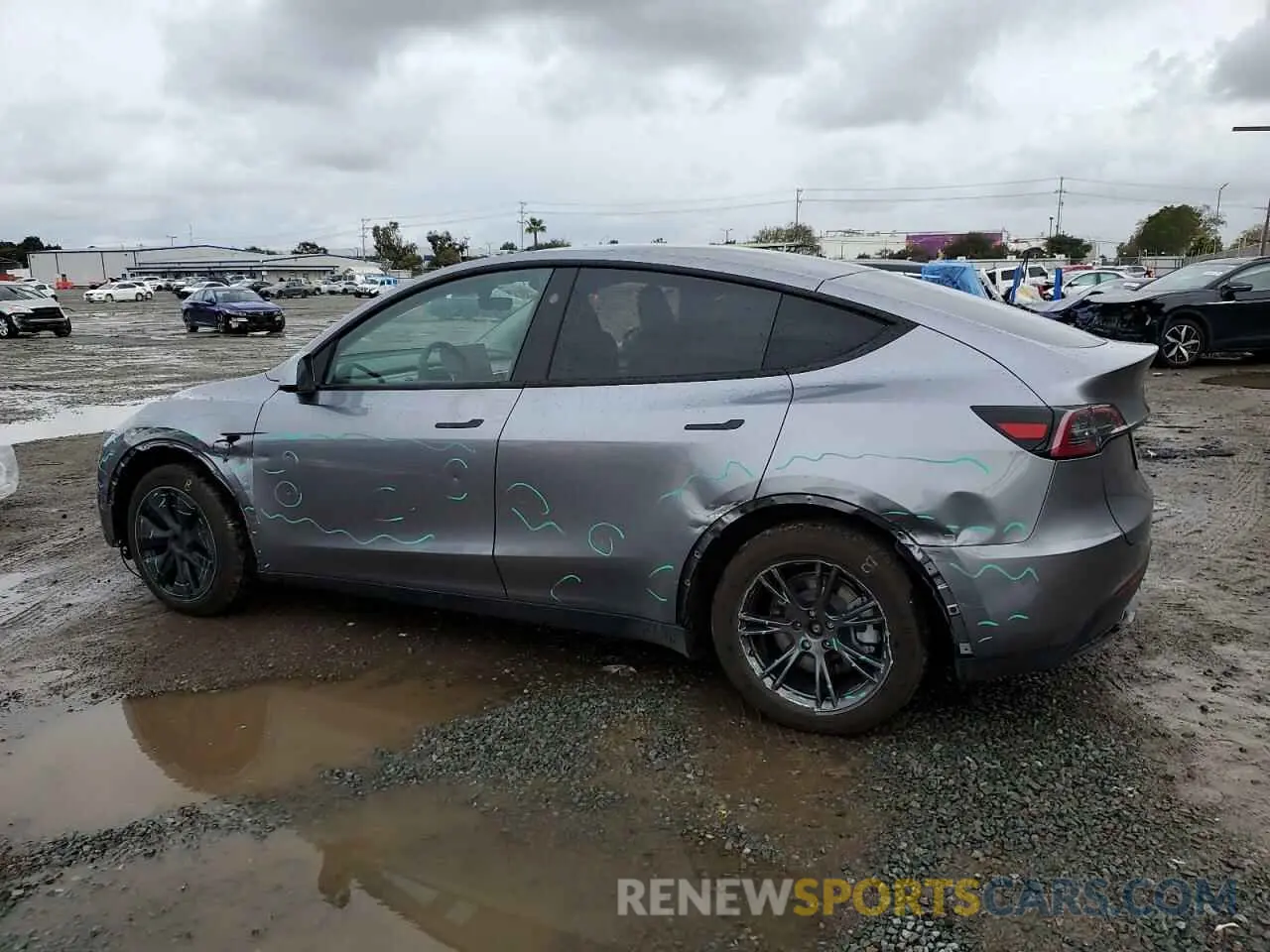 2 Фотография поврежденного автомобиля 7SAYGAEE3SF289603 TESLA MODEL Y 2025
