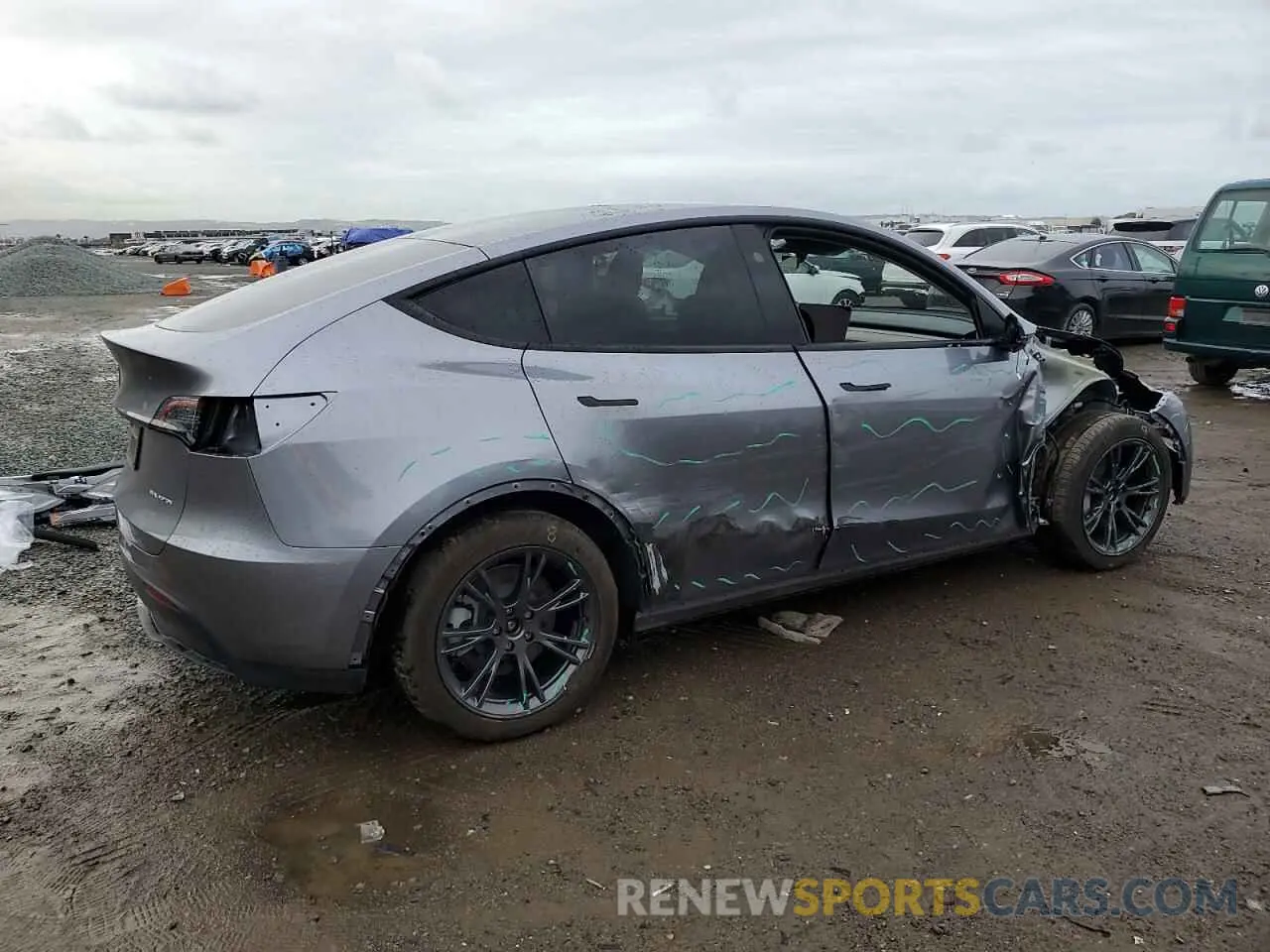 3 Фотография поврежденного автомобиля 7SAYGAEE3SF289603 TESLA MODEL Y 2025