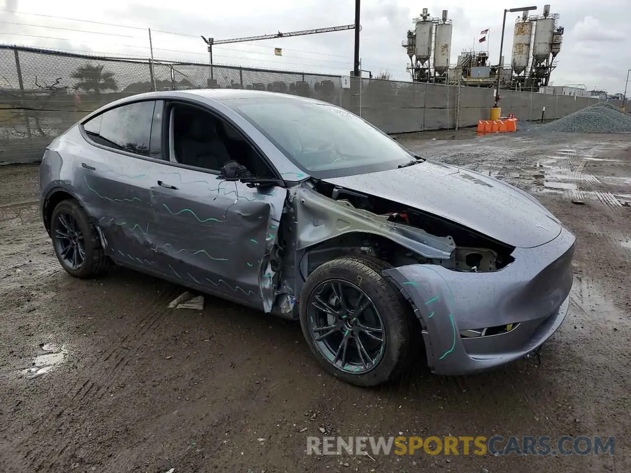 4 Фотография поврежденного автомобиля 7SAYGAEE3SF289603 TESLA MODEL Y 2025