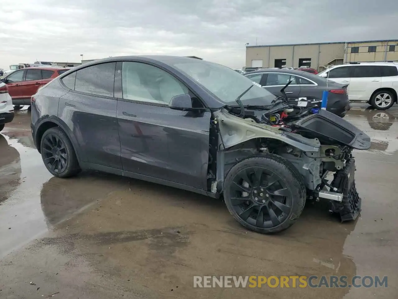 4 Фотография поврежденного автомобиля 7SAYGAEE4SF253824 TESLA MODEL Y 2025