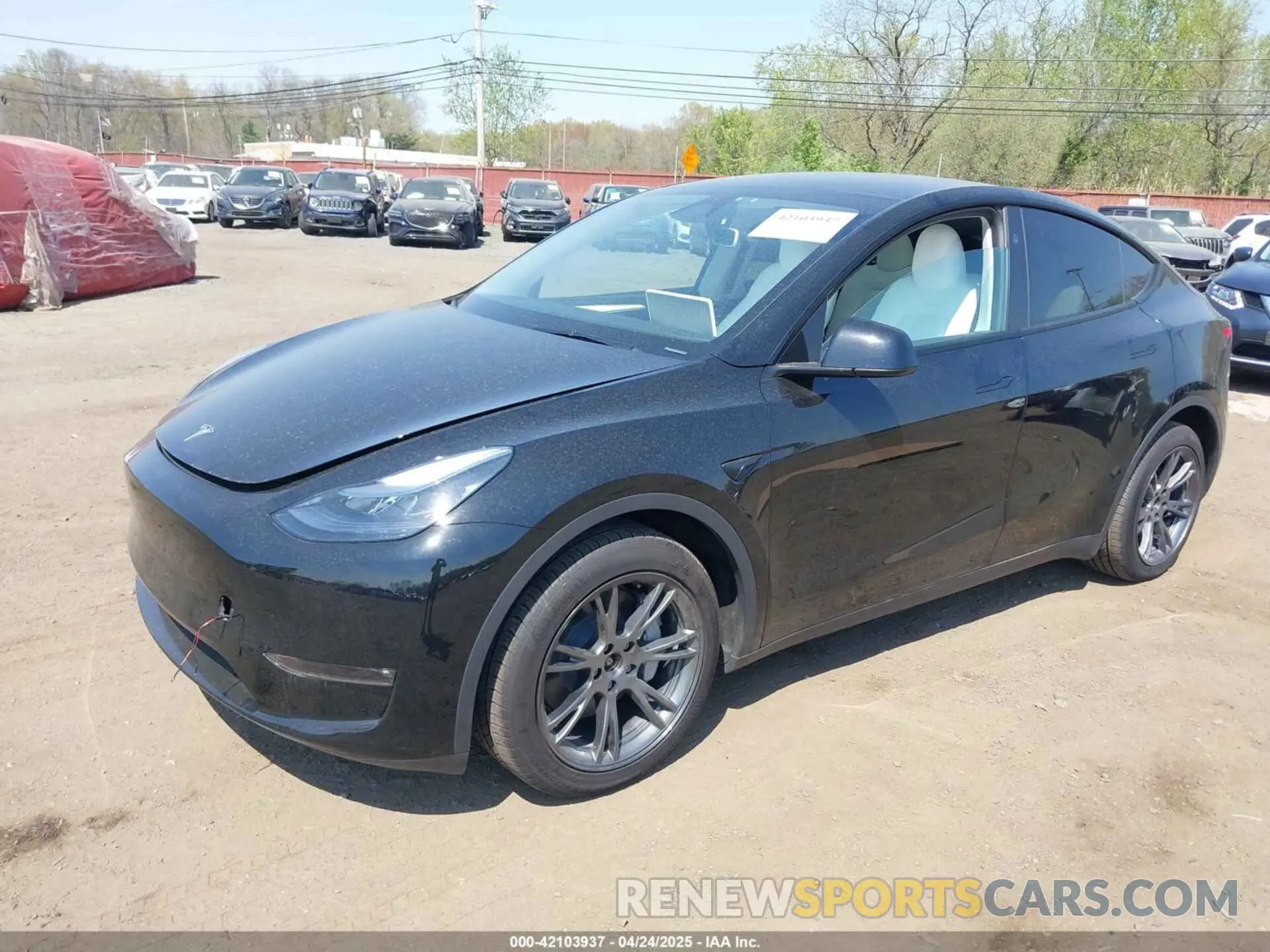 2 Фотография поврежденного автомобиля 7SAYGAEE5SF249006 TESLA MODEL Y 2025