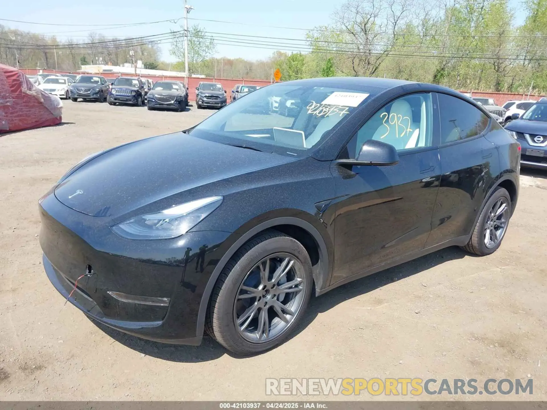 6 Фотография поврежденного автомобиля 7SAYGAEE5SF249006 TESLA MODEL Y 2025