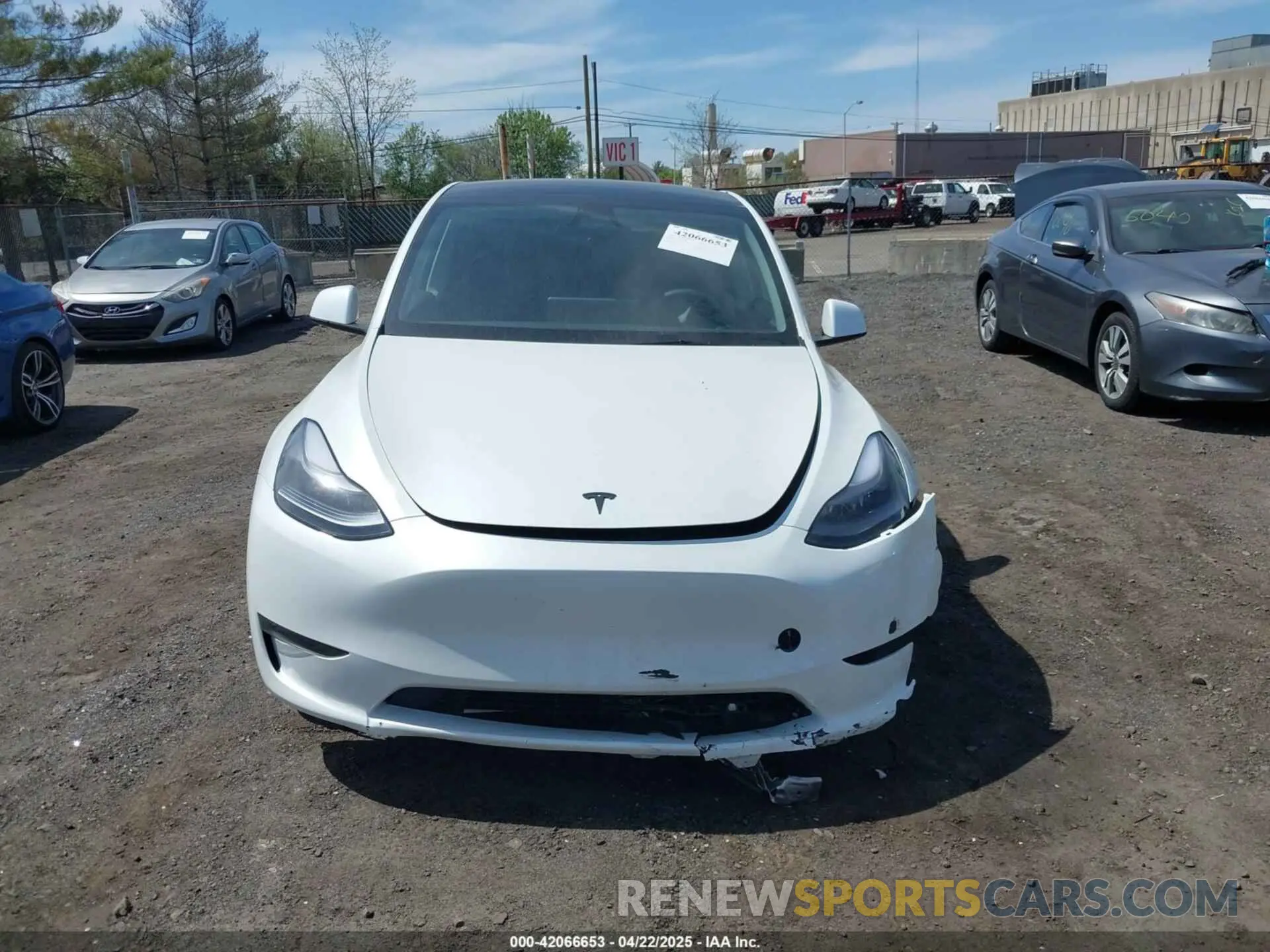 12 Photograph of a damaged car 7SAYGAEE6SF238189 TESLA MODEL Y 2025