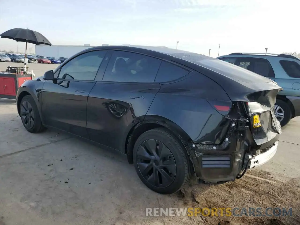 2 Фотография поврежденного автомобиля 7SAYGAEE7SF215150 TESLA MODEL Y 2025