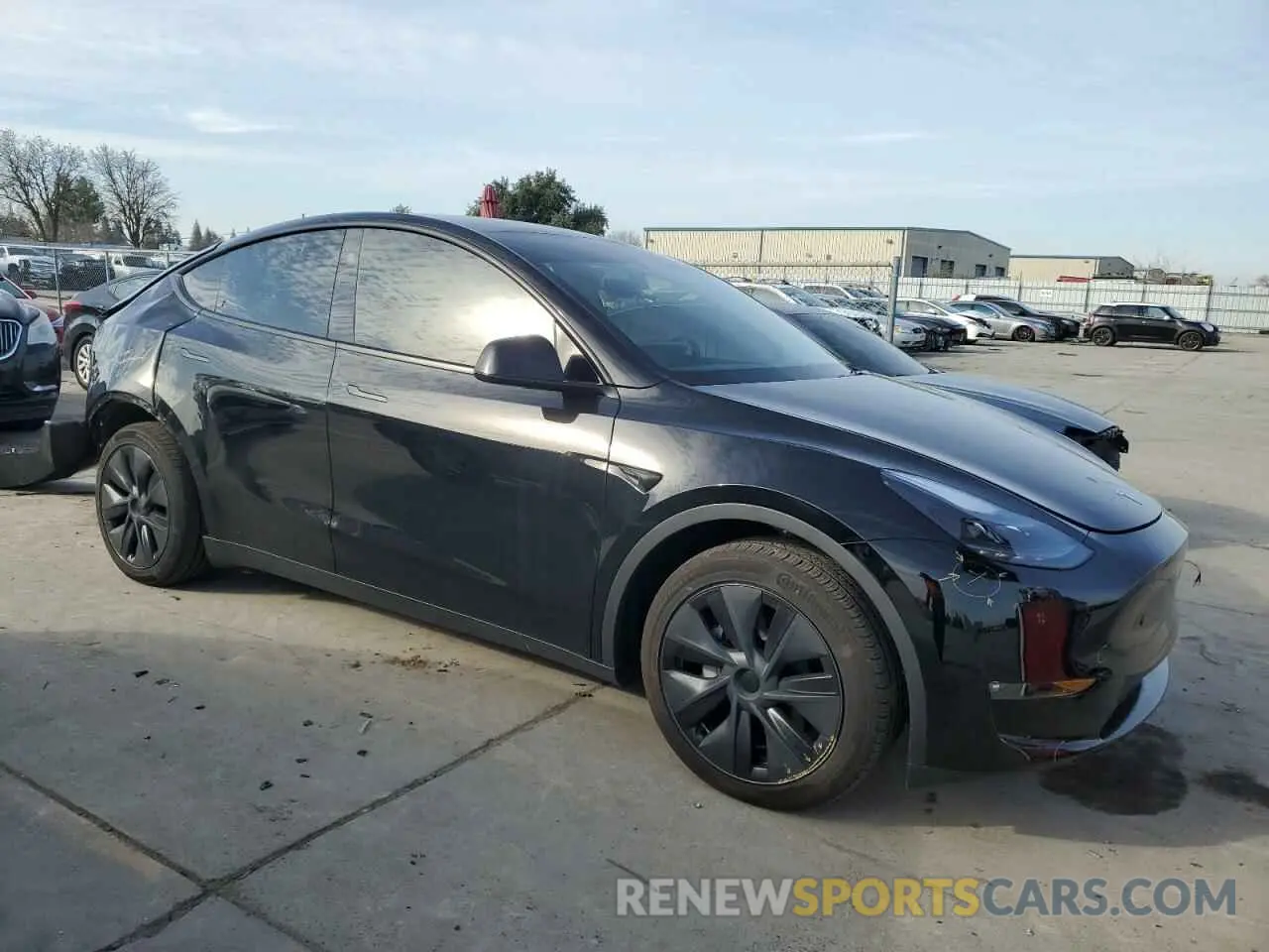 4 Фотография поврежденного автомобиля 7SAYGAEE7SF215150 TESLA MODEL Y 2025