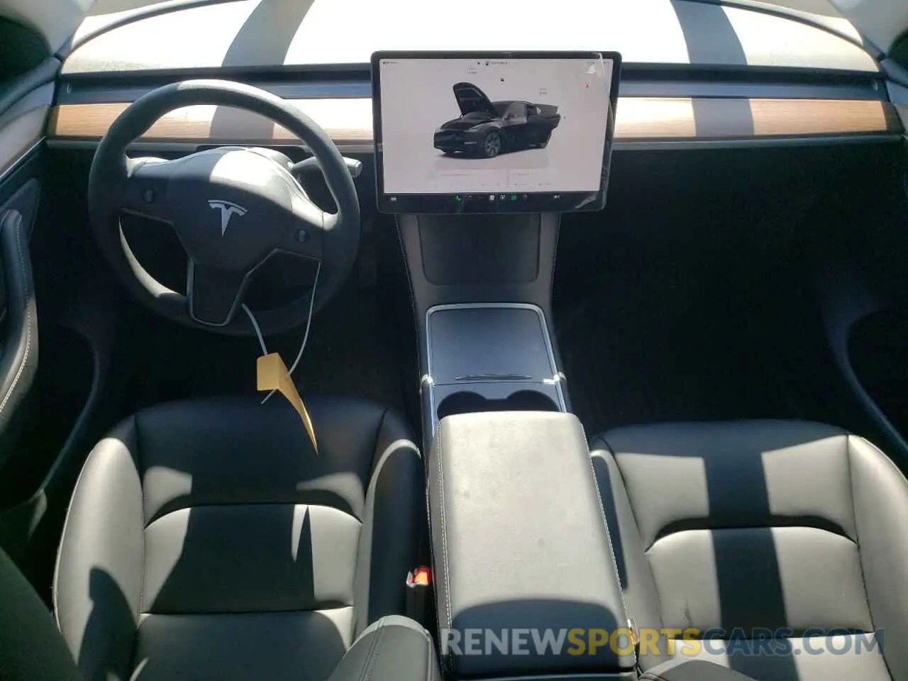 8 Фотография поврежденного автомобиля 7SAYGAEE7SF215150 TESLA MODEL Y 2025