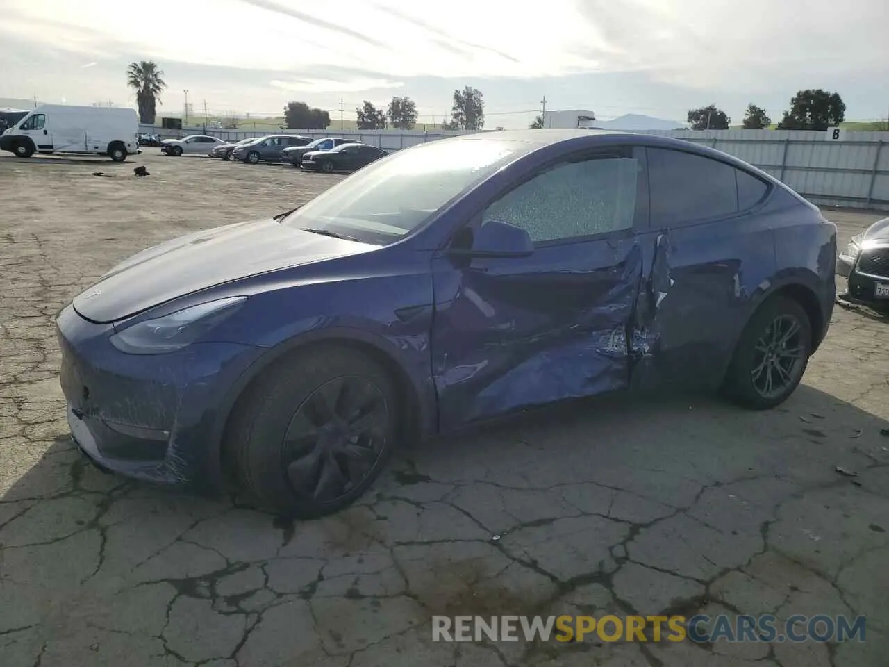 1 Фотография поврежденного автомобиля 7SAYGAEE8SF262557 TESLA MODEL Y 2025